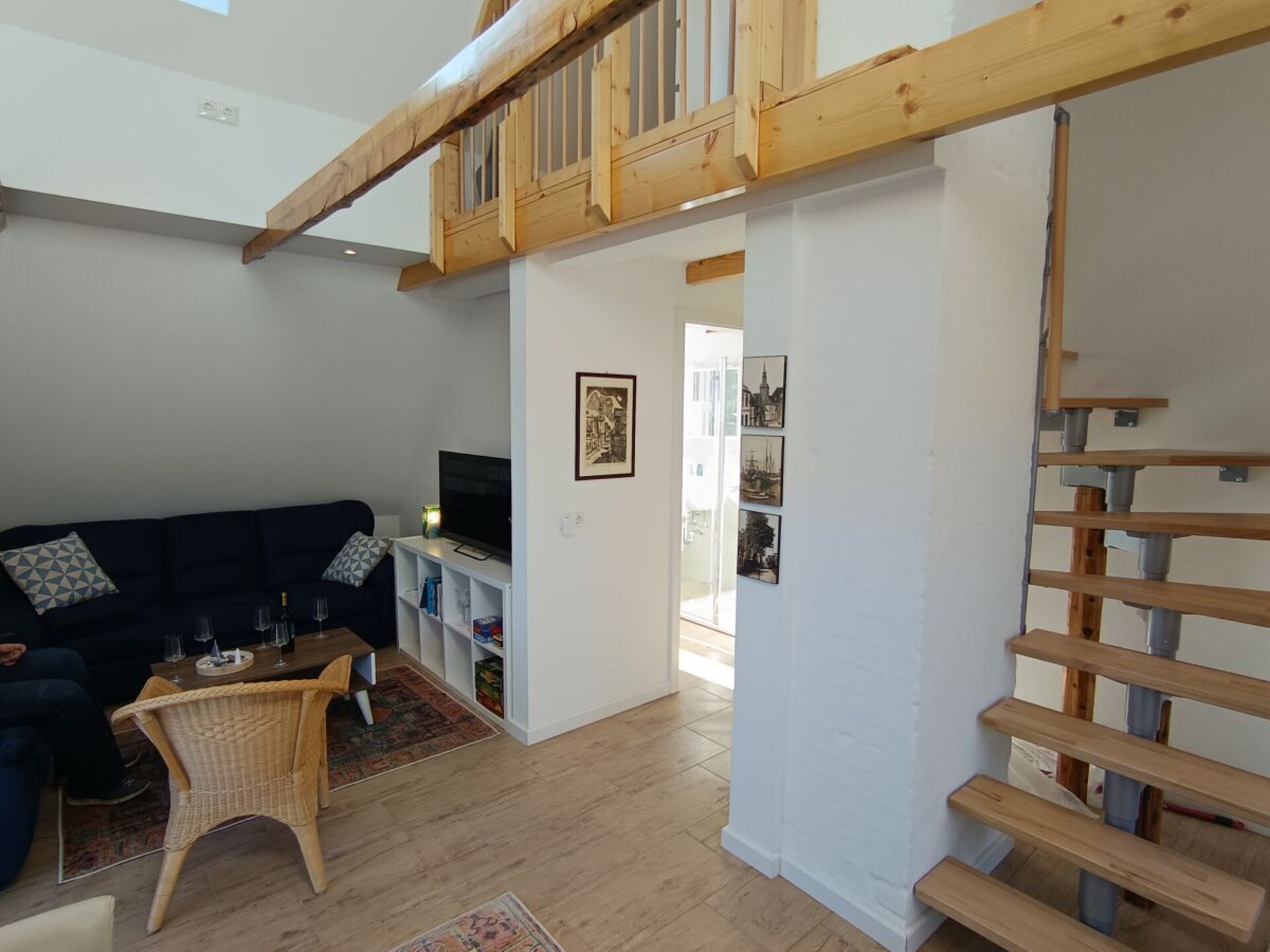 Licht appartement met mezzanine, 3 slaapkamers, vlakbij centrum Kappeln - foto 11