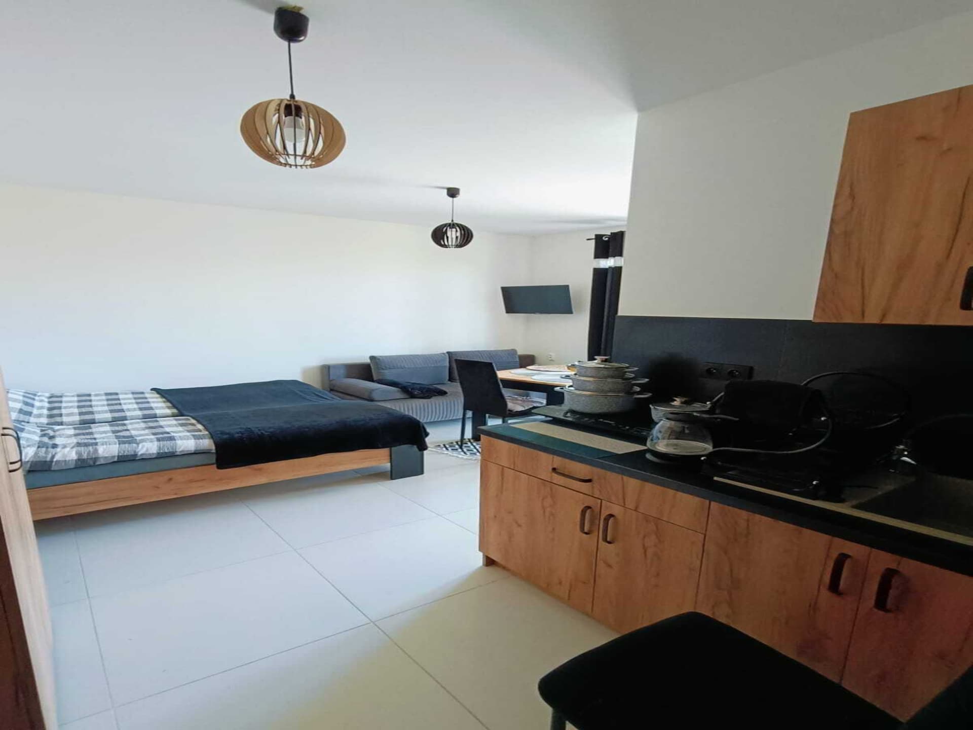 Knusse bosstudio voor 3 personen bij zee in Mielenko - foto 9