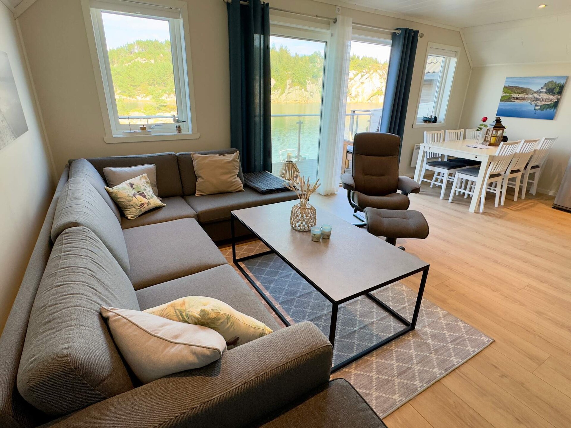Luxe waterwoning in Urangsvåg – 5 slaapkamers & uitzicht op zee - foto 12