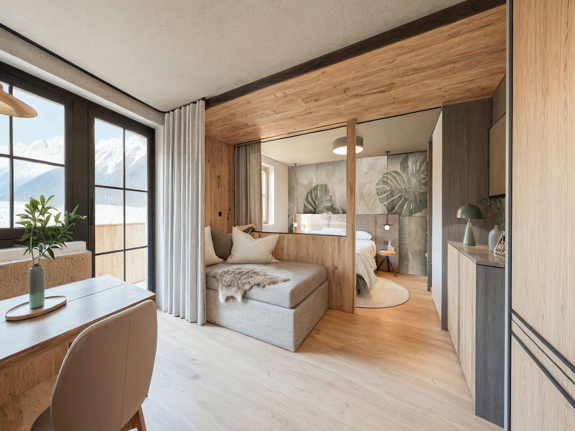 Op 1,0 km van de piste: Modern appartement in centrum Kaprun · 4 pers. - foto 4