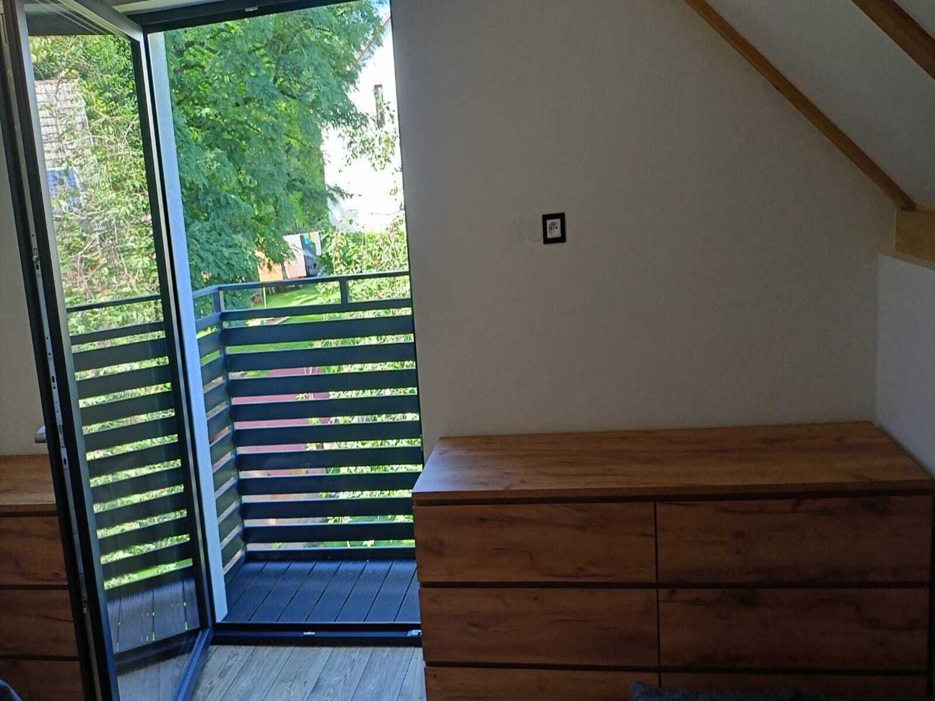 Nieuw vakantiehuis voor 7 personen met tuin, vlakbij zee en meer in Lędzin - foto 12