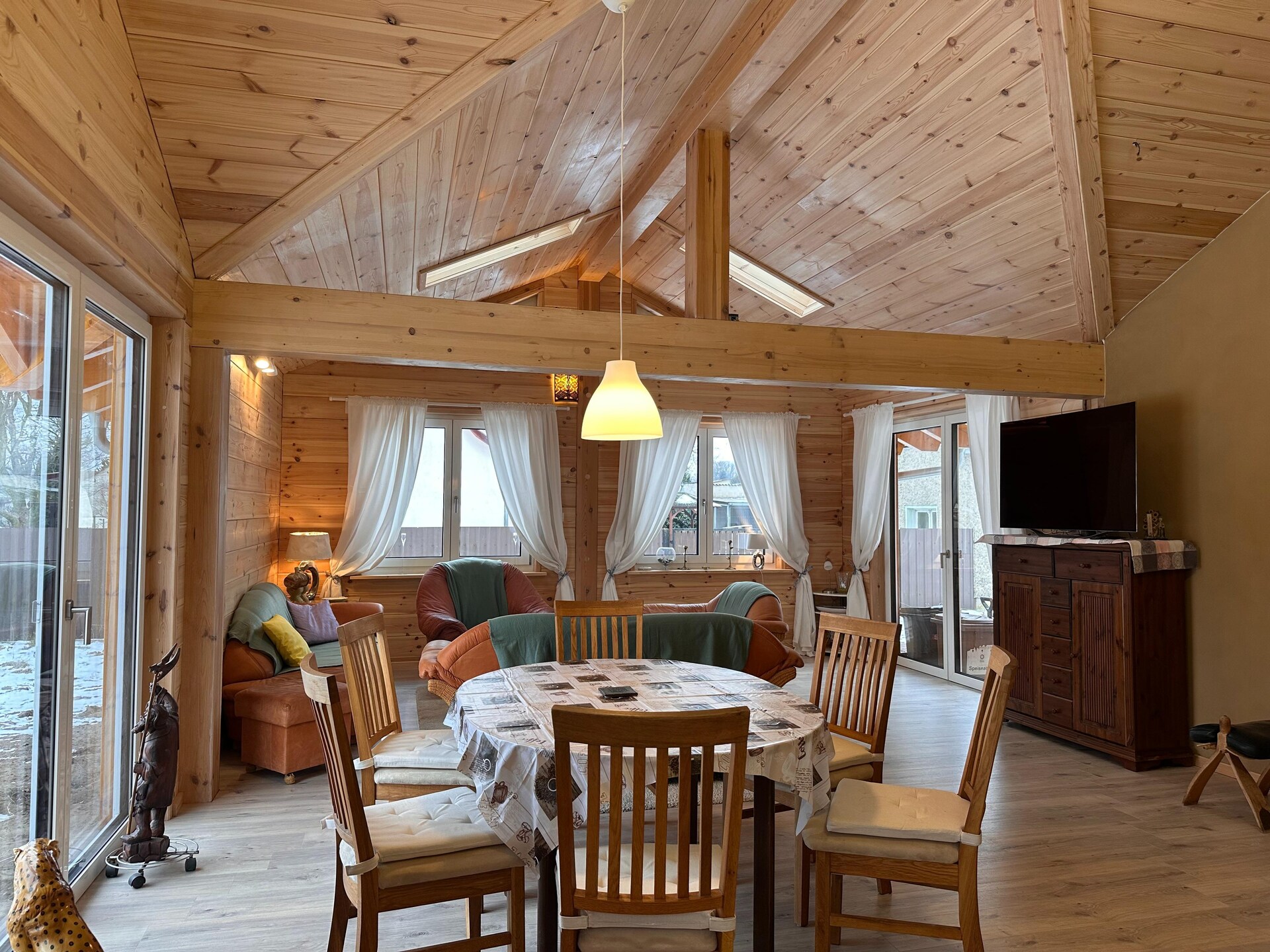 Ferienhaus 4 Elemente: Duurzaam houten vakantiehuis in Brandenburg voor 6 personen - foto 13