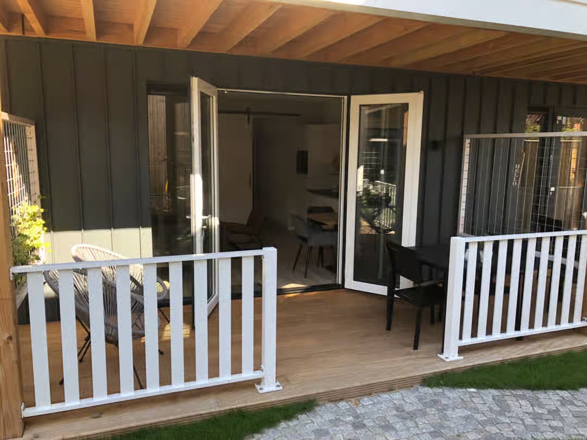 Stijlvolle lodge op binnenplaats, 150m van strand Zoutelande - foto 8