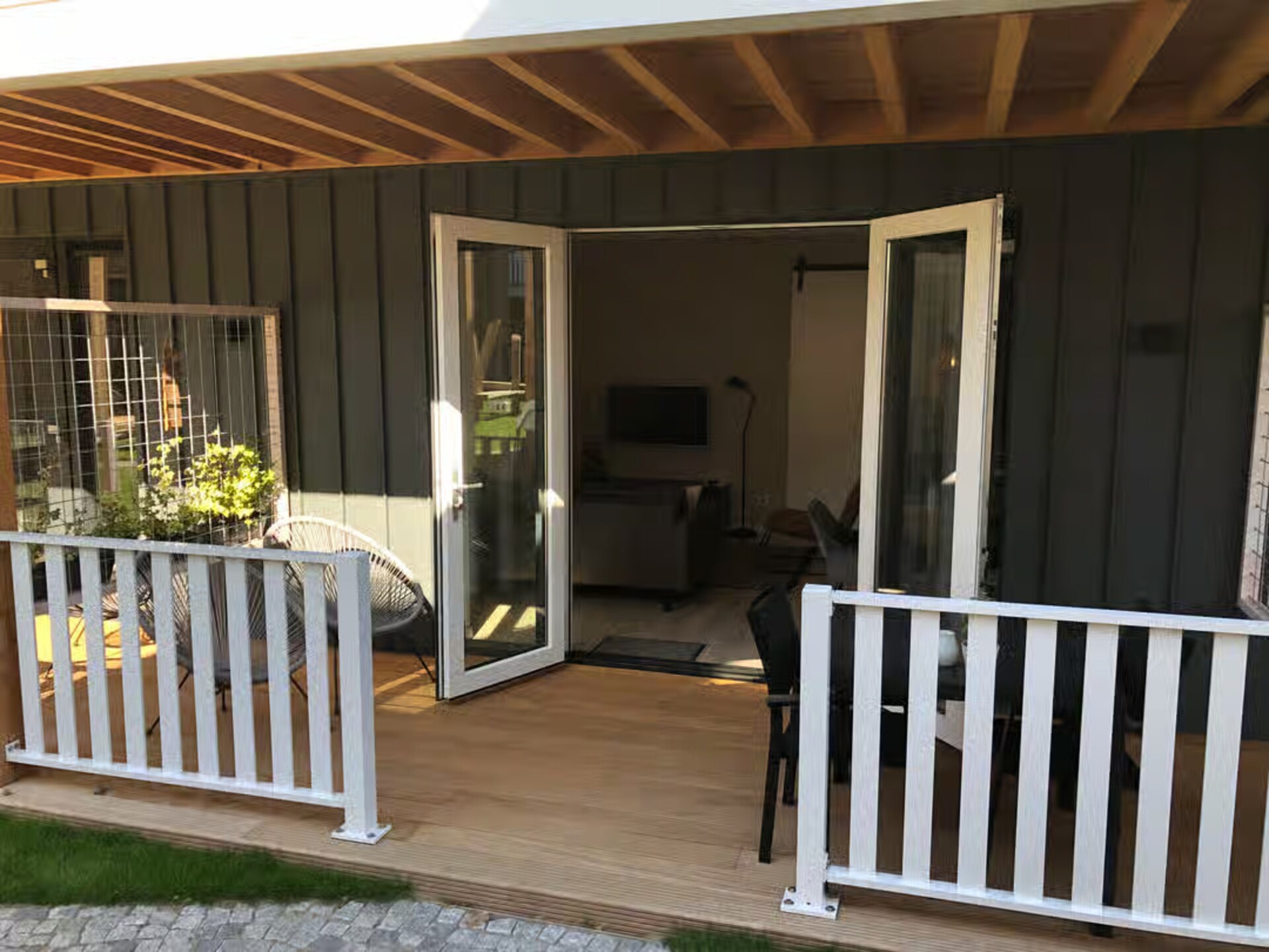 Stijlvolle lodge op binnenplaats, 150m van strand Zoutelande - foto 9