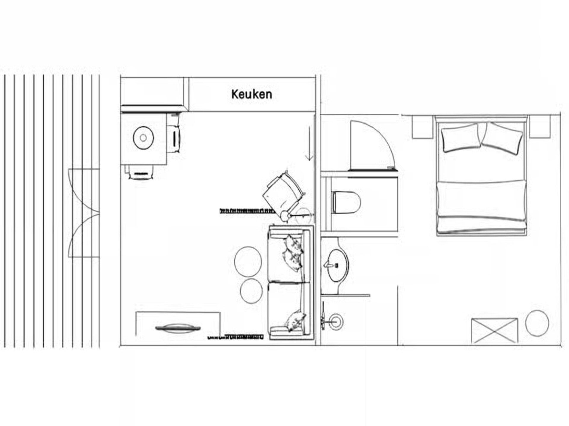 Plein 40 Lodge 3: Knus appartement op 150m van het strand in Zoutelande - foto 17