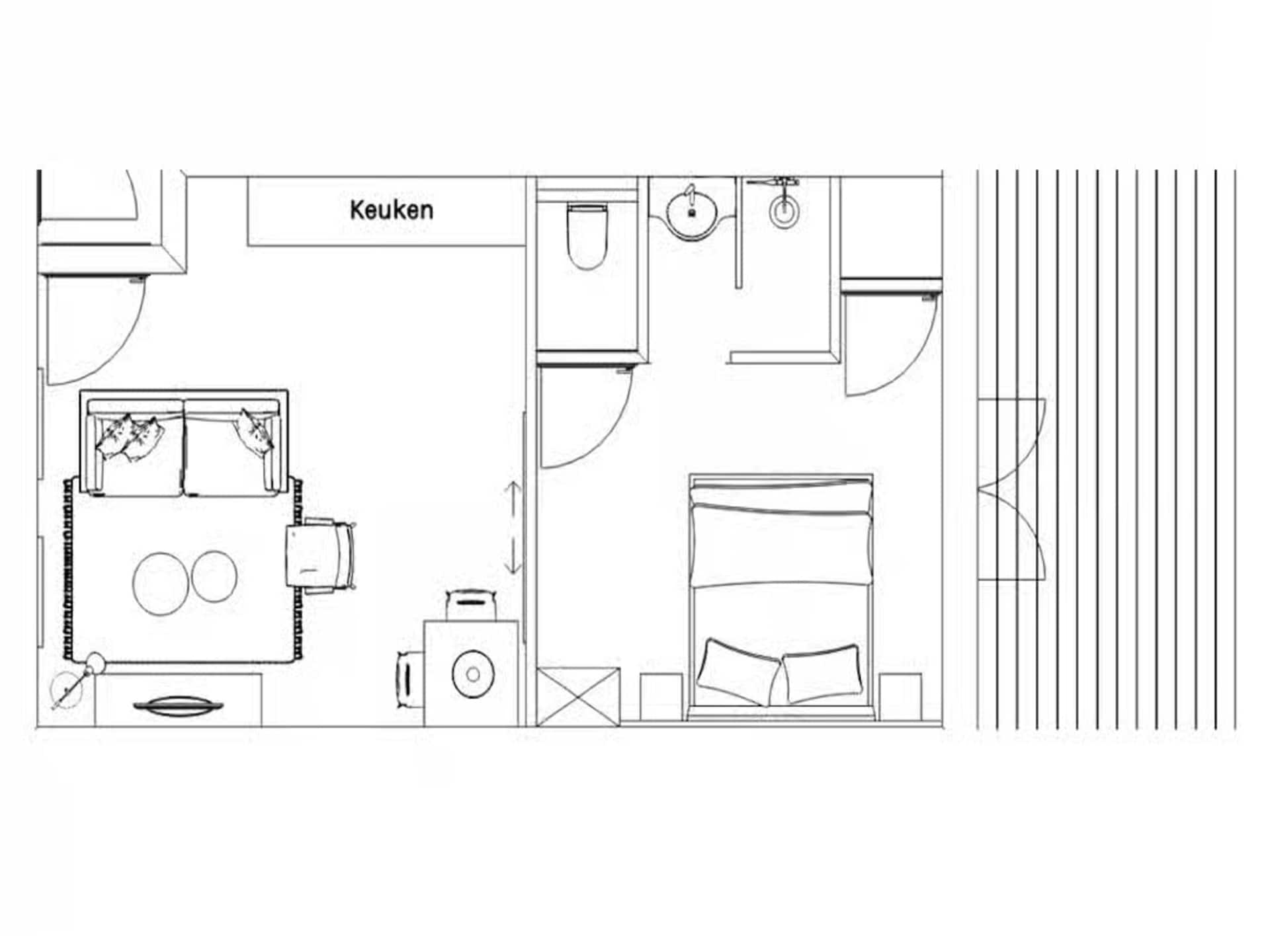 Plein 40 Lodge 15: Stijlvol appartement op 150m van het strand in Zoutelande - foto 22