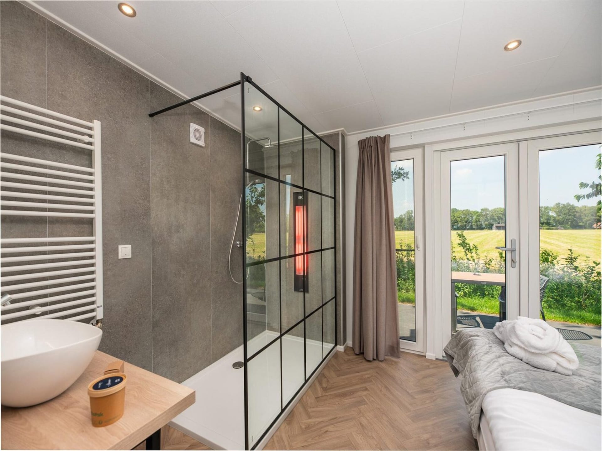 Stijlvolle Wellness Lodge voor 2 personen in Rijssen - foto 12
