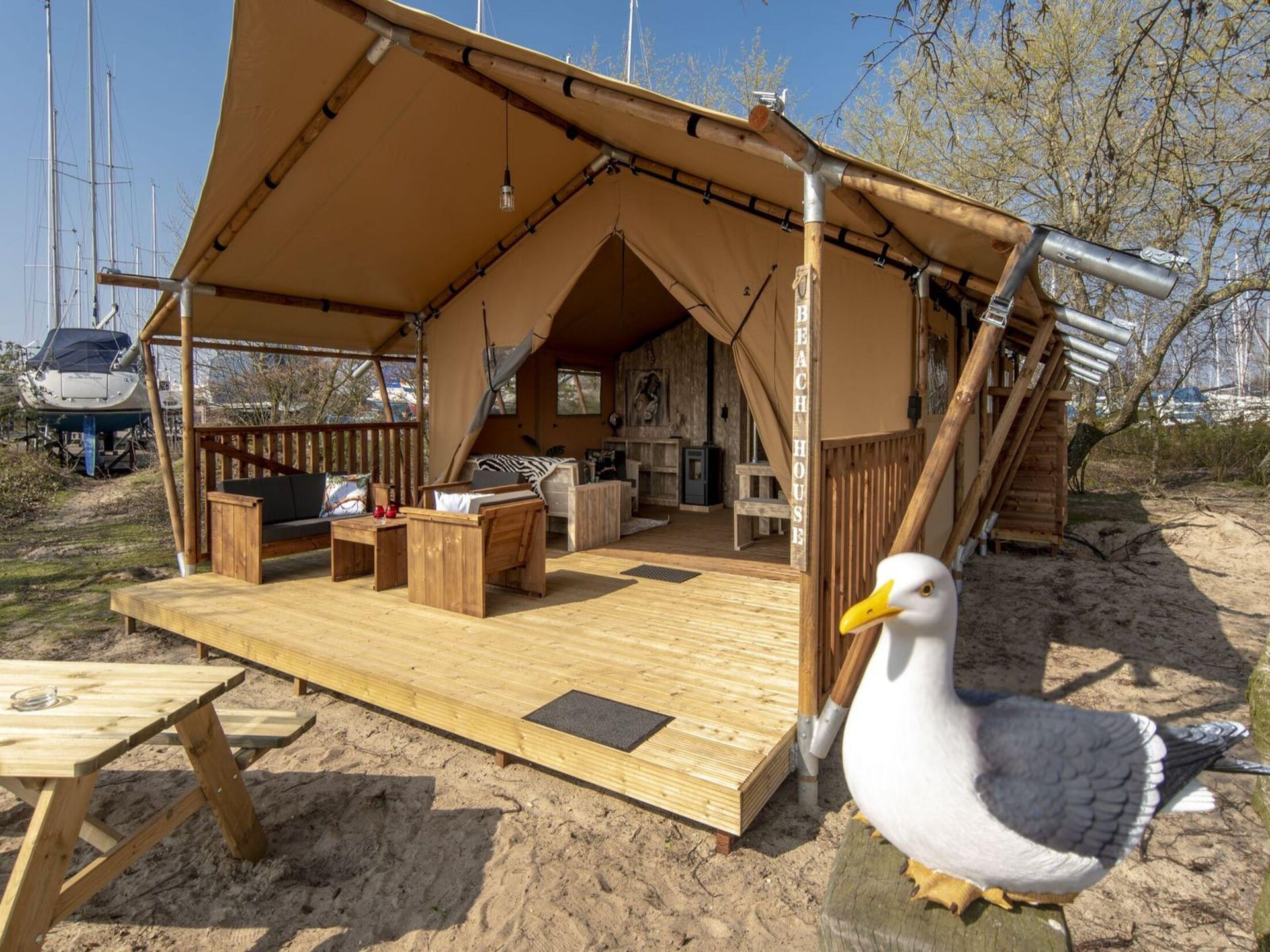 Luxe Safari Lodge XL in Almere voor 6 personen aan het IJmeer - foto 6