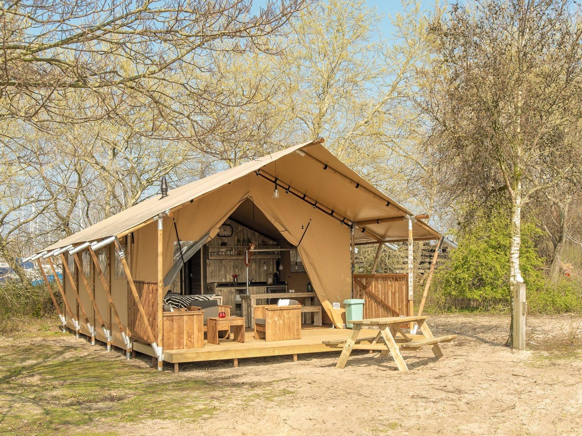 Luxe Safari Lodge XL in Almere voor 6 personen aan het IJmeer - foto 8