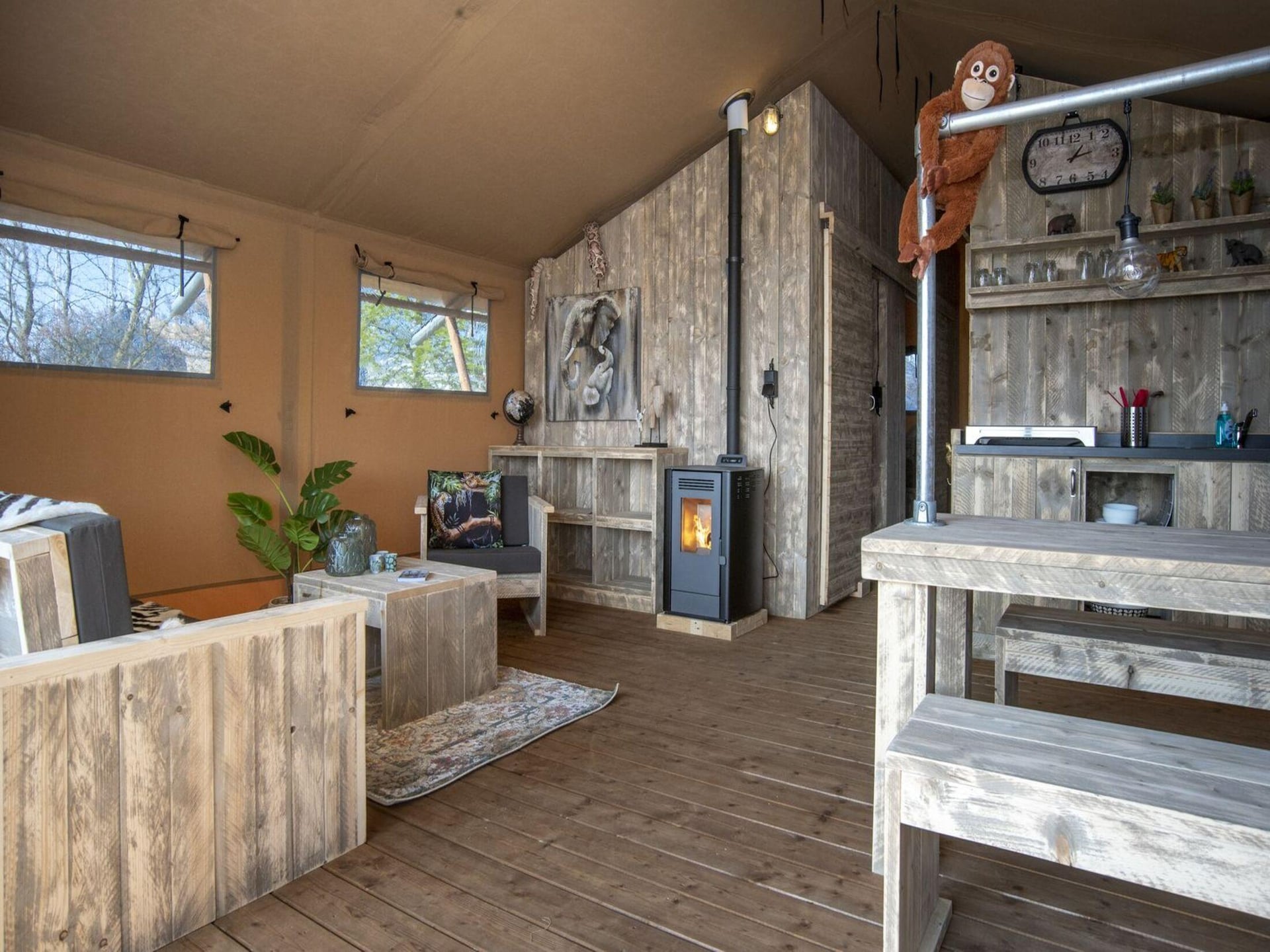 Luxe Safari Lodge XL in Almere voor 6 personen aan het IJmeer - foto 11