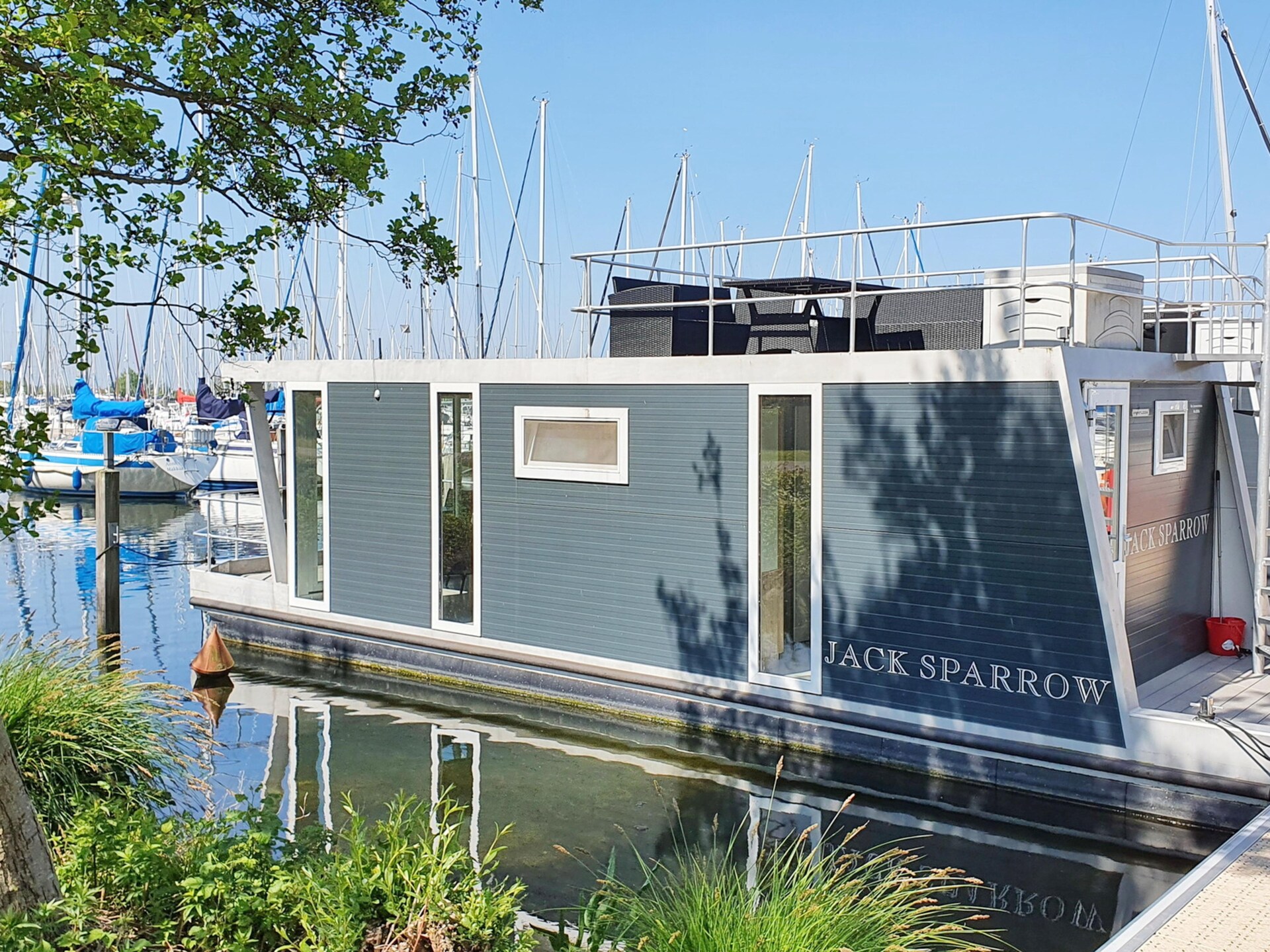 Stijlvolle woonboot met dakterras in Marina Muiderzand, Almere - foto 6