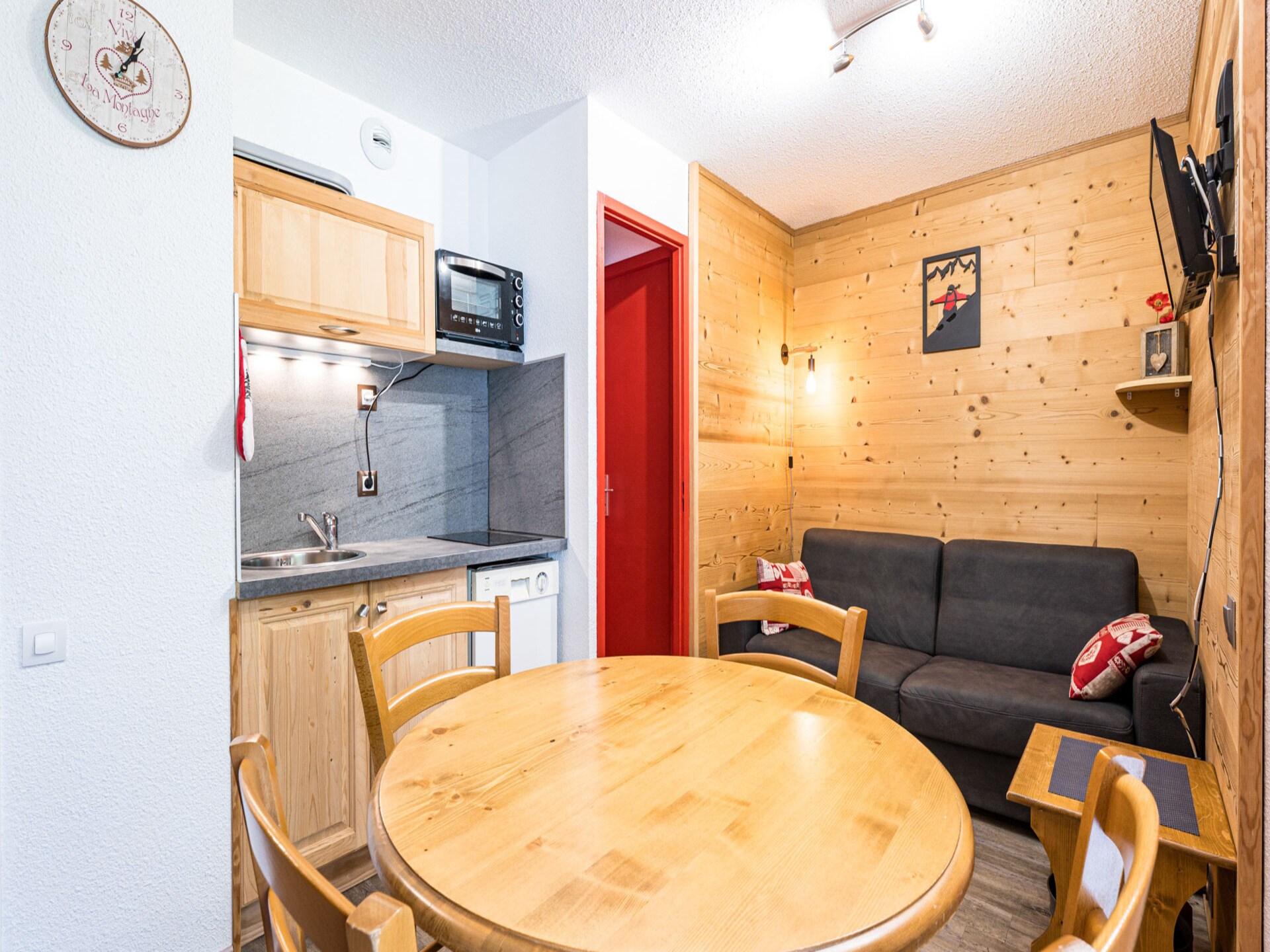 Knus appartement op 90m van de skilift in Morillon - foto 8