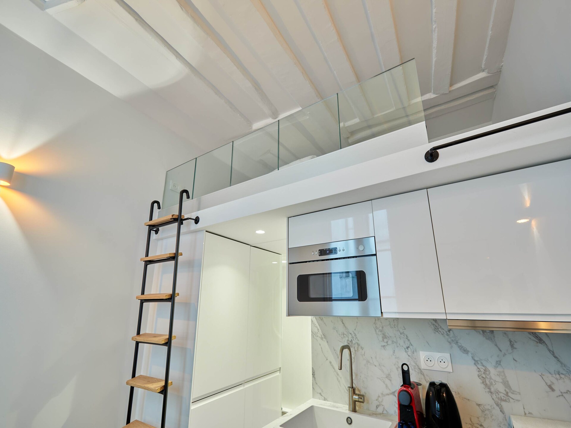 Charmante studio met mezzanine op loopafstand van het Louvre - foto 10