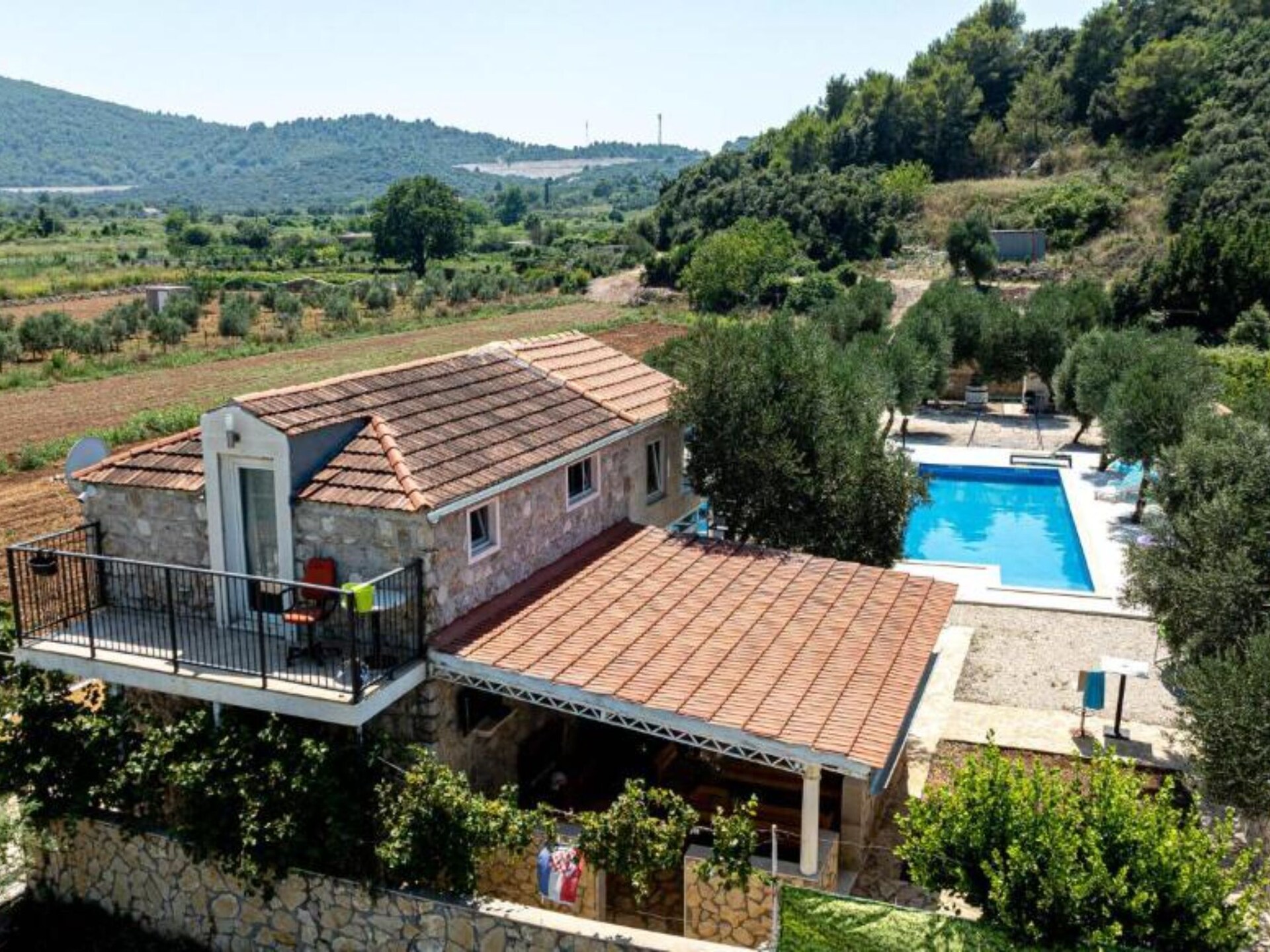 Natur Olive House Ston: Ruim vakantiehuis met zwembad voor 6 personen - foto 24