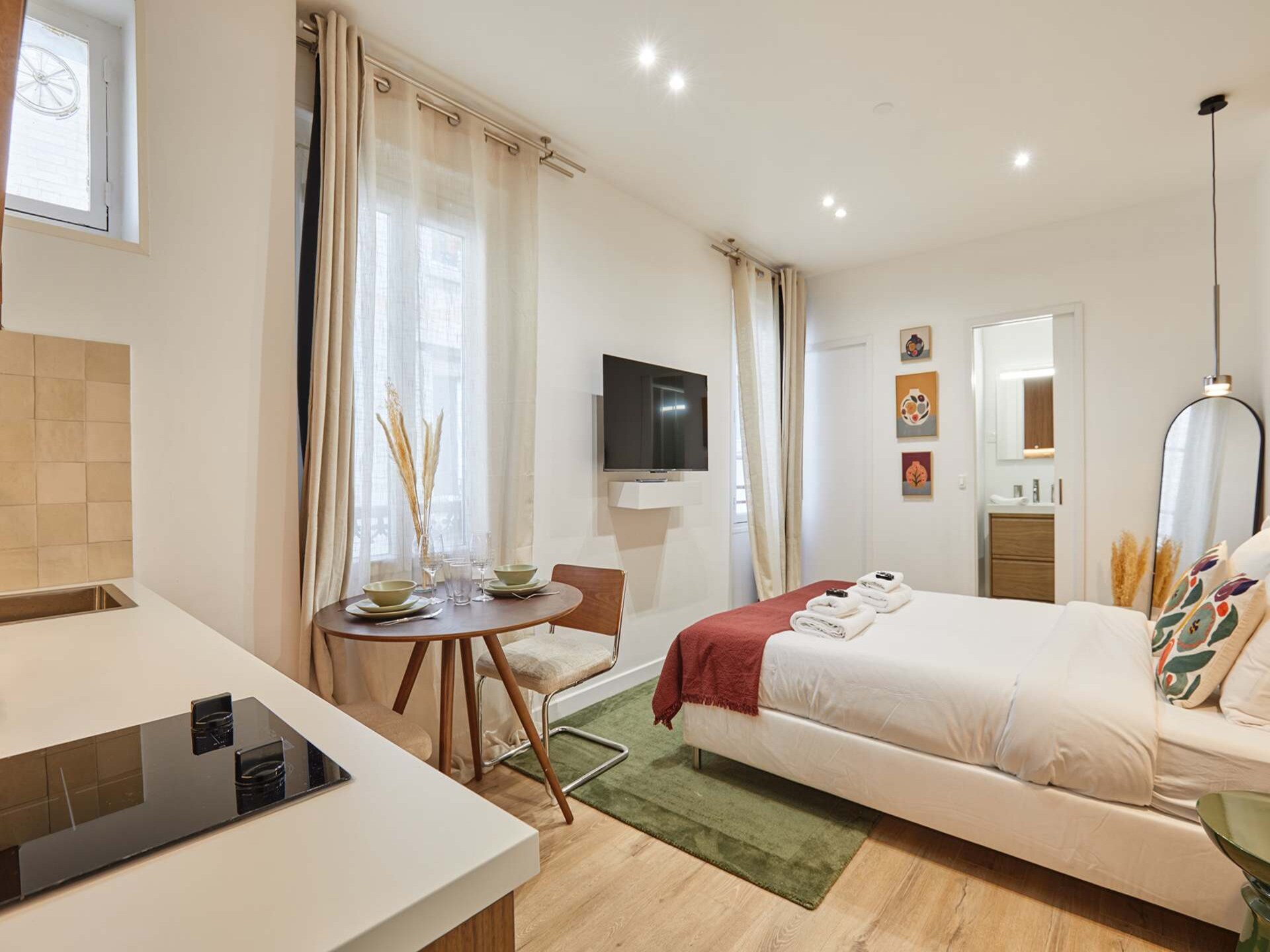 Stijlvolle studio in doodlopende straat Saint-Fargeau, Parijs - foto 8