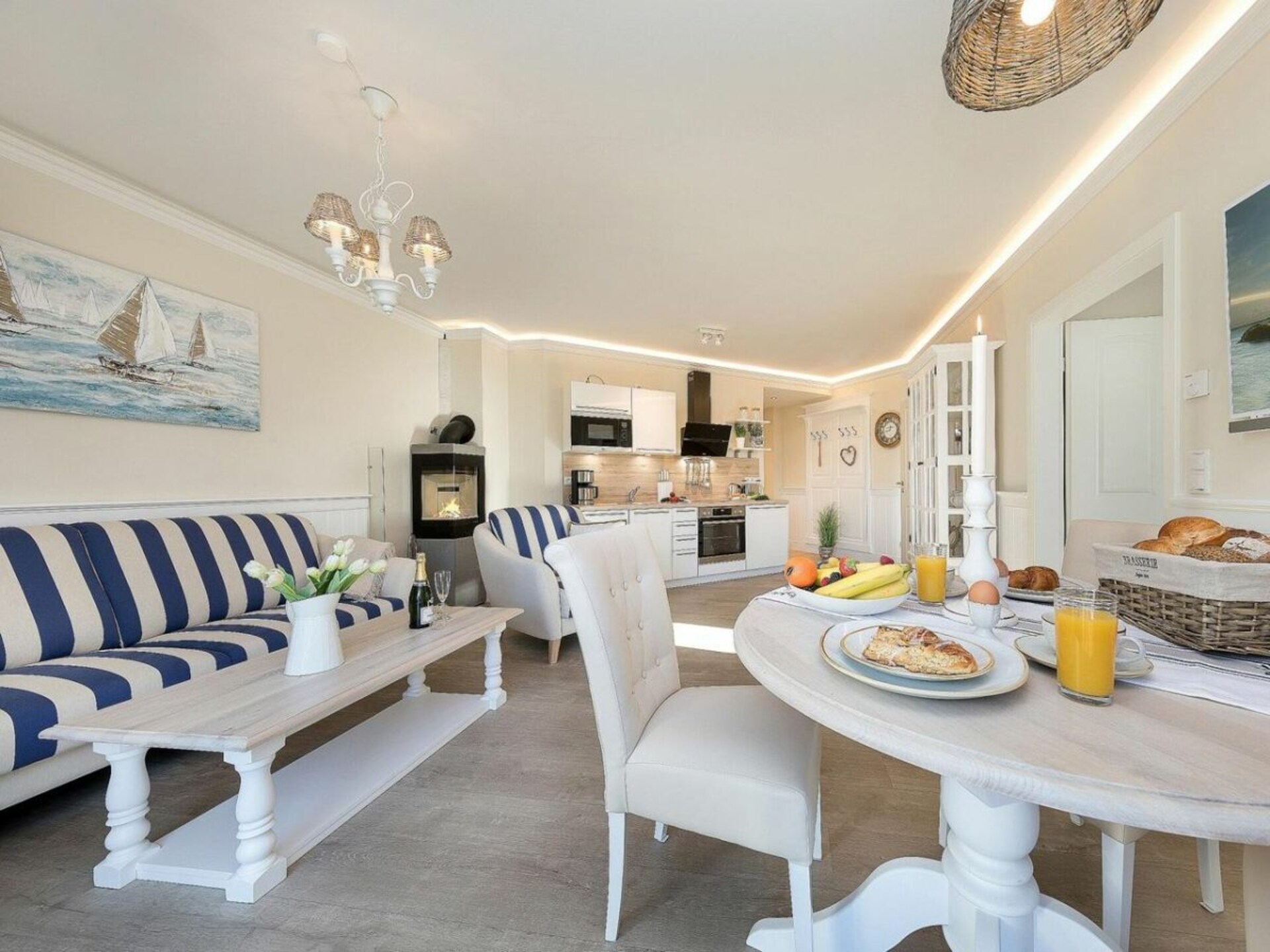 Luxe appartement met open haard en gedeeltelijk zeezicht in Zingst - foto 11