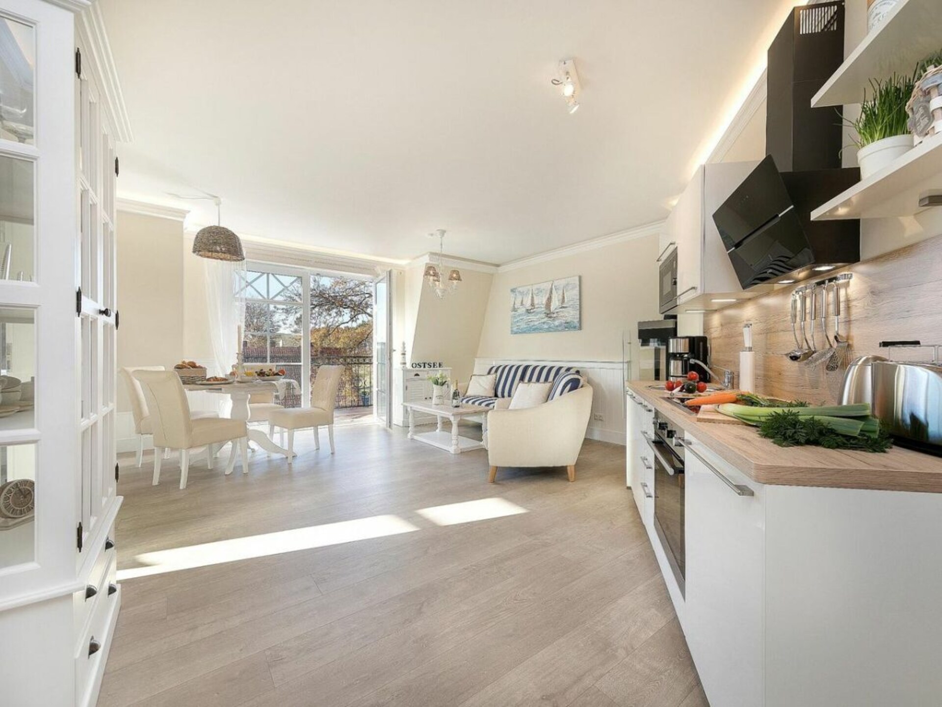 Luxe appartement met open haard en gedeeltelijk zeezicht in Zingst - foto 12