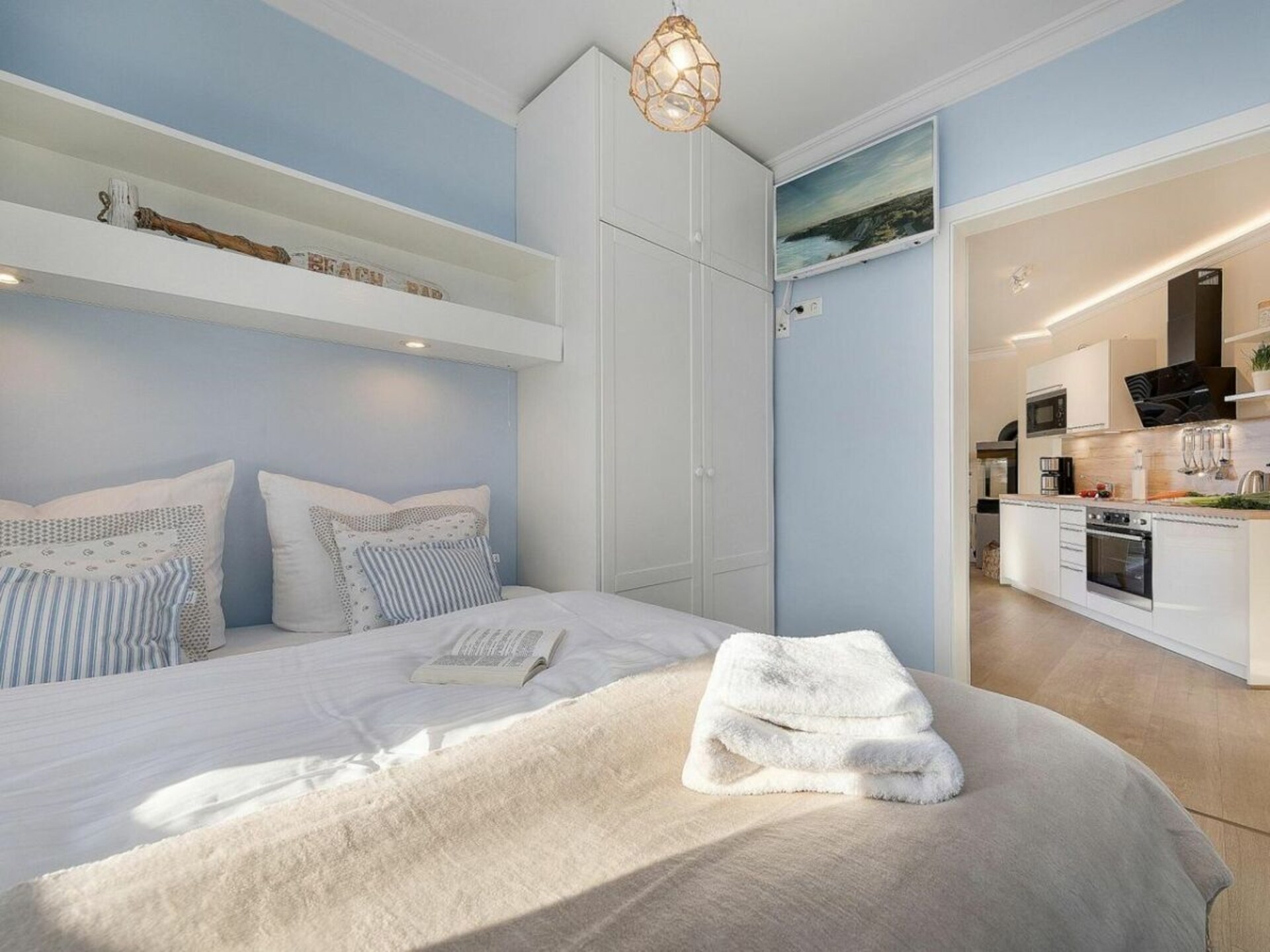 Luxe appartement met open haard en gedeeltelijk zeezicht in Zingst - foto 14