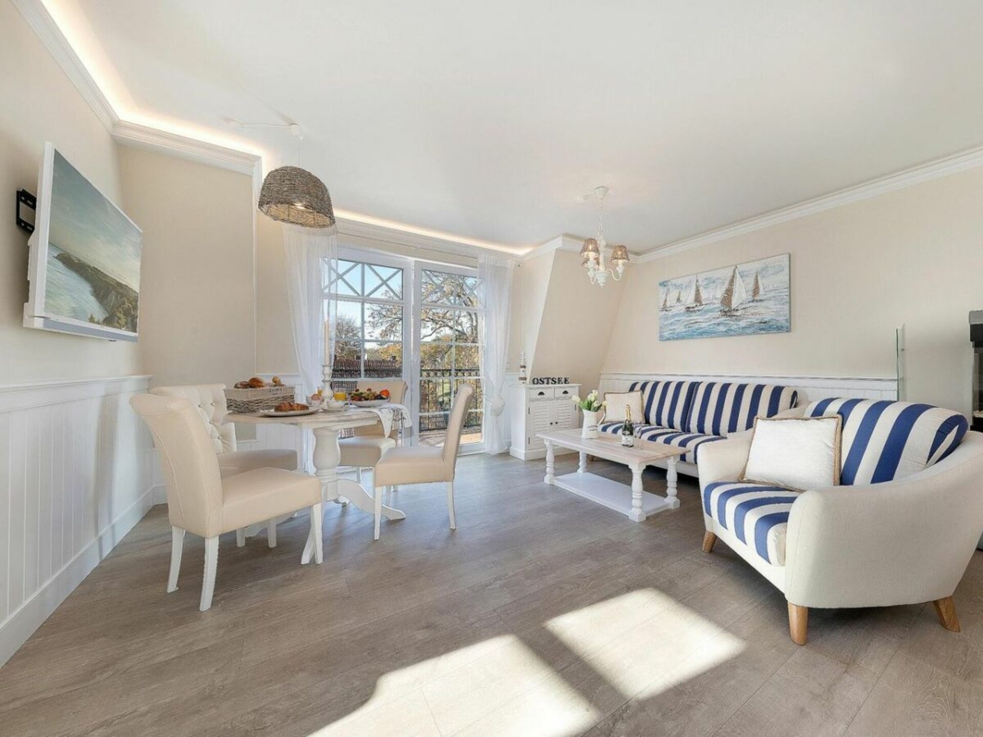 Luxe appartement met open haard en gedeeltelijk zeezicht in Zingst - foto 19