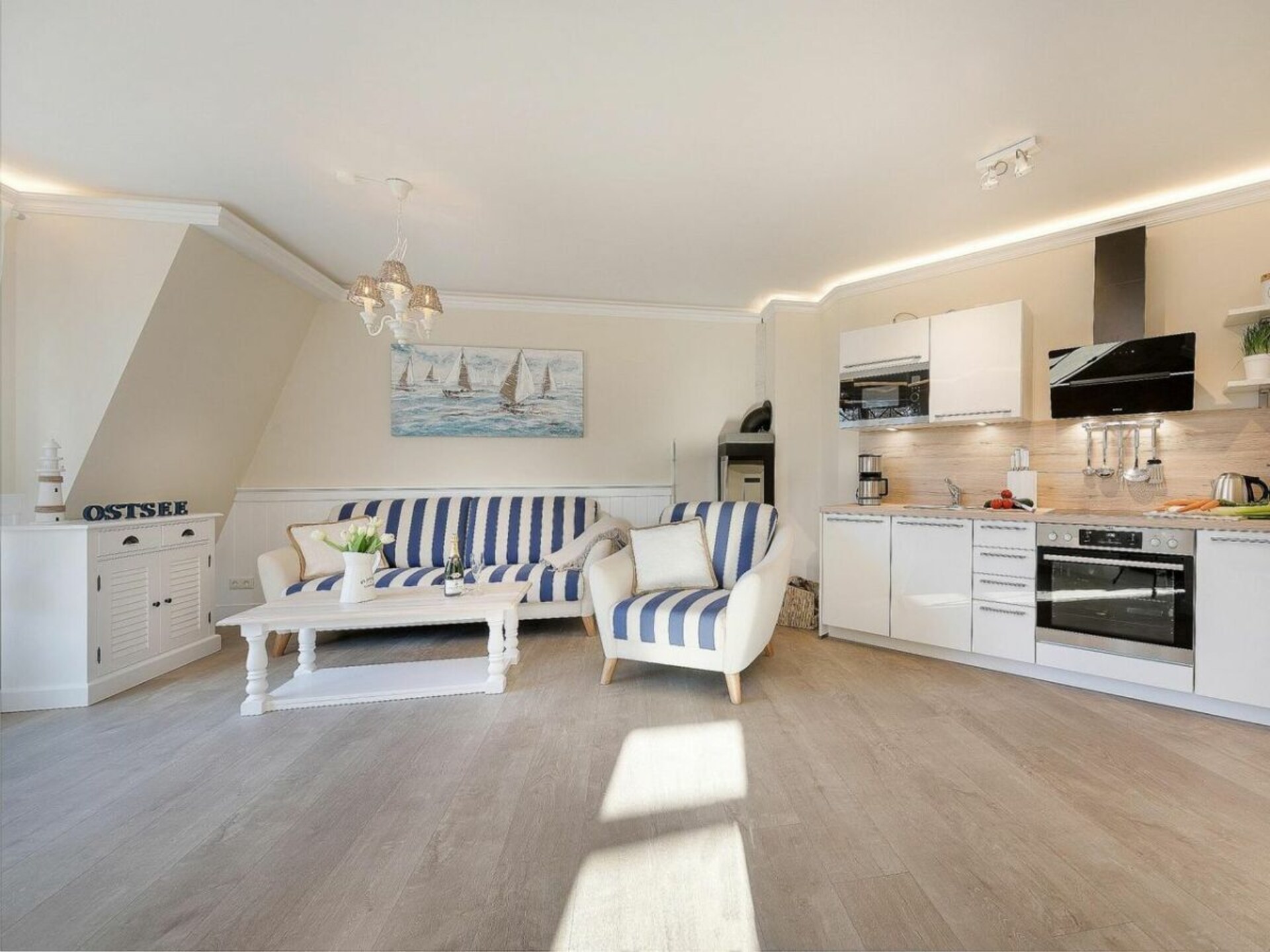 Luxe appartement met open haard en gedeeltelijk zeezicht in Zingst - foto 20