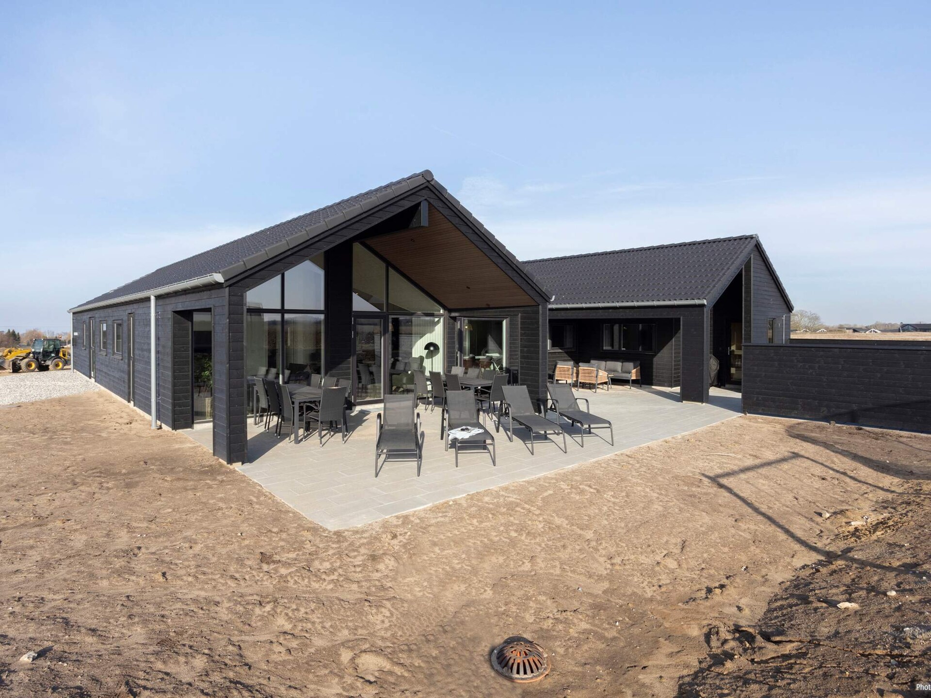 Groots vakantiehuis met zwembad en activiteitenruimte nabij strand Bogense - foto 1