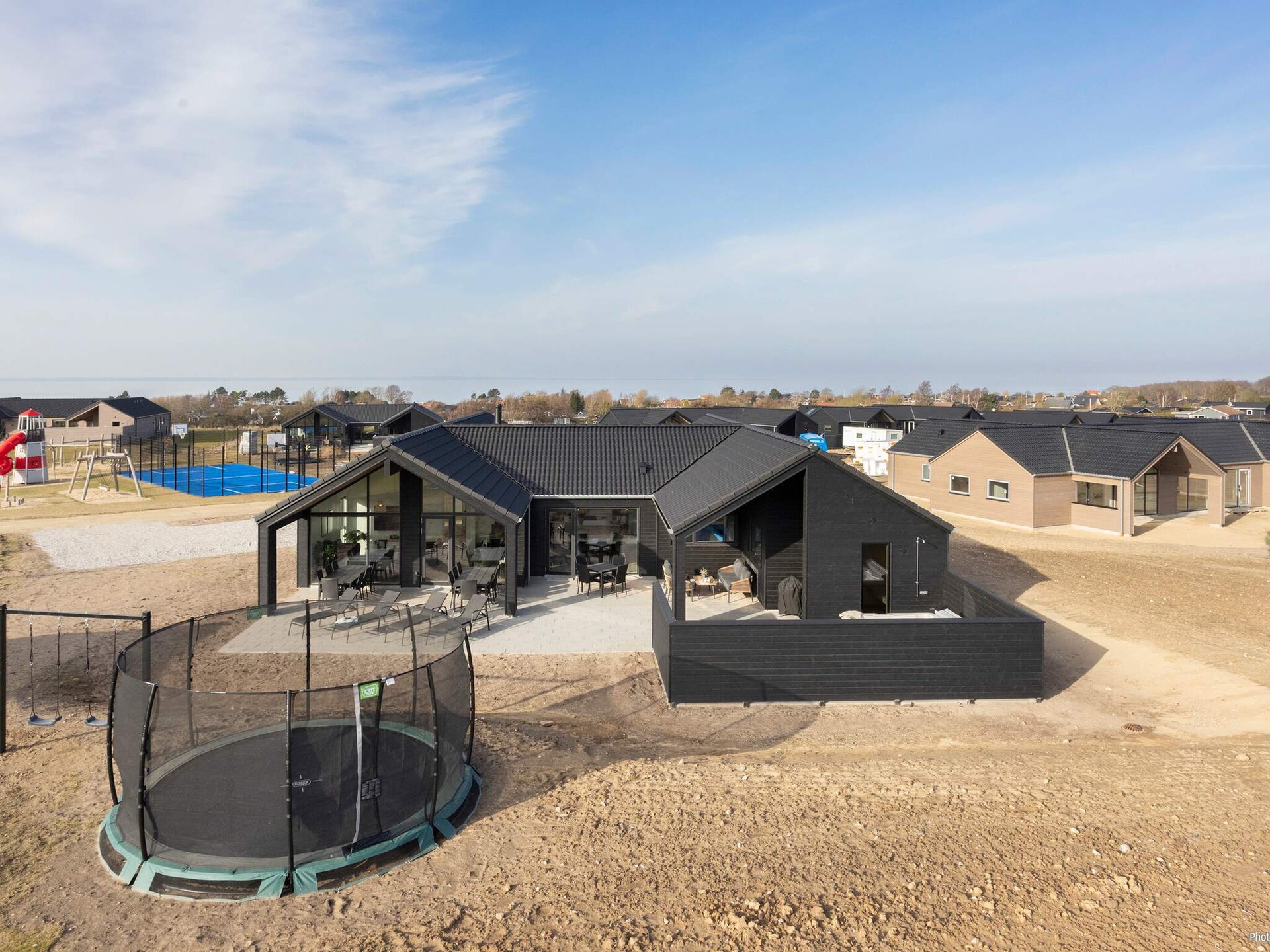 Groots vakantiehuis met zwembad en activiteitenruimte nabij strand Bogense - foto 3