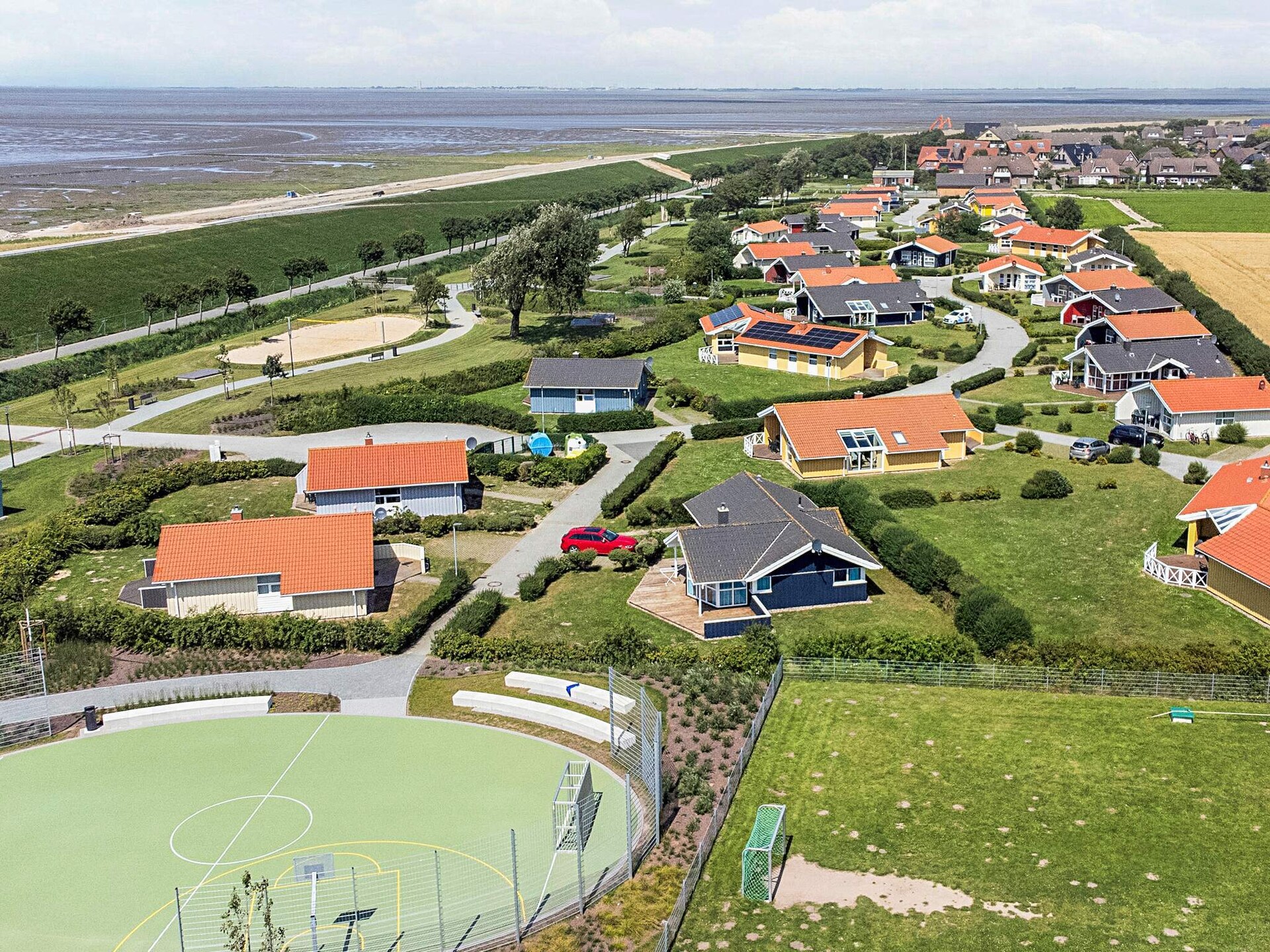 Aan het strand: Scandinavisch vakantiehuis in Friedrichkoog - foto 13