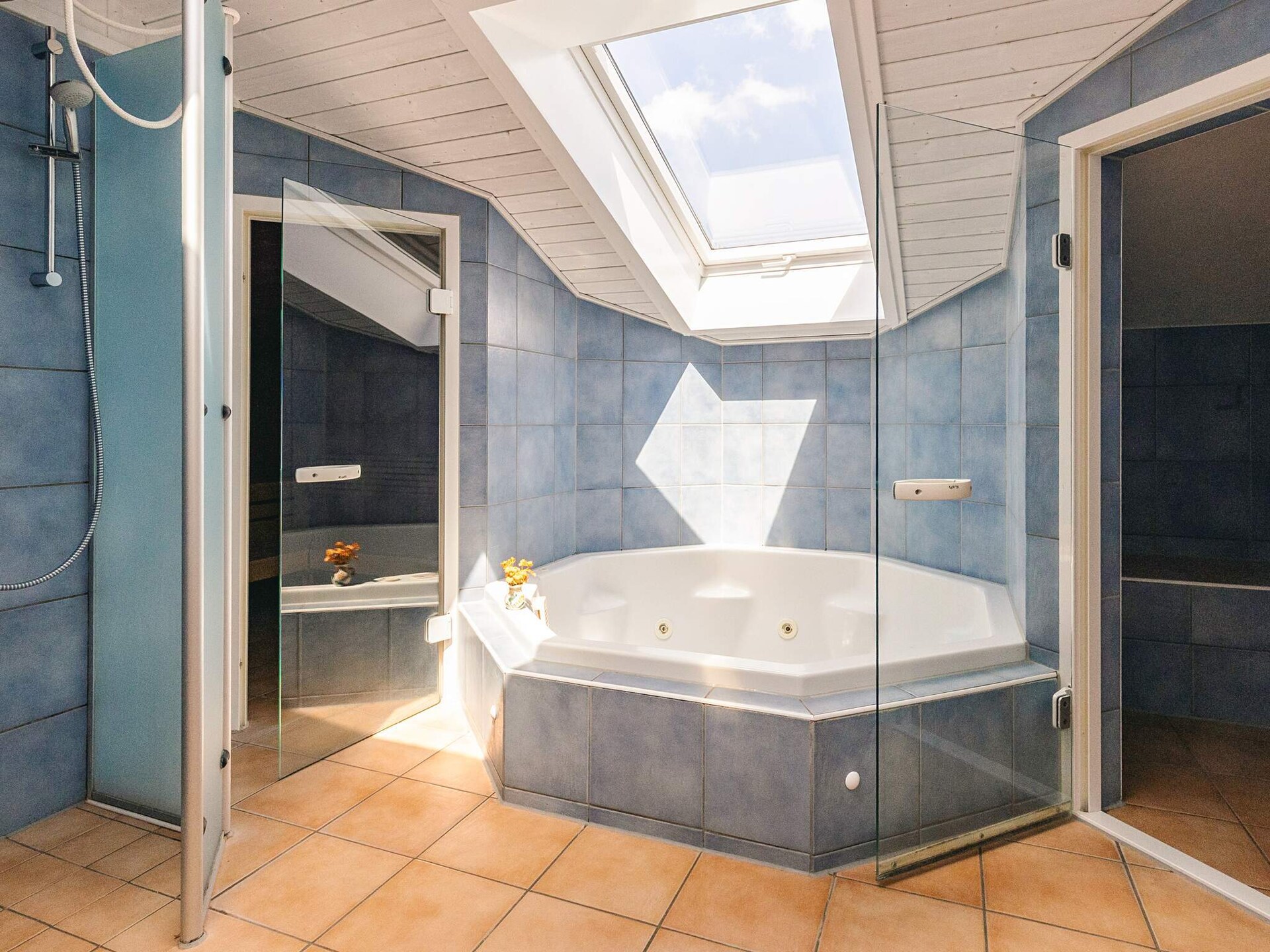 Vrijstaand wellnesshuis voor 12 personen aan de golfbaan, 200m van zee - foto 42