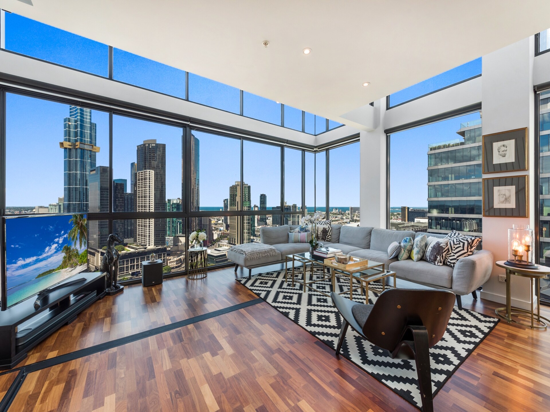 Luxe appartement in Melbourne CBD met panoramisch stadsgezicht - foto 15