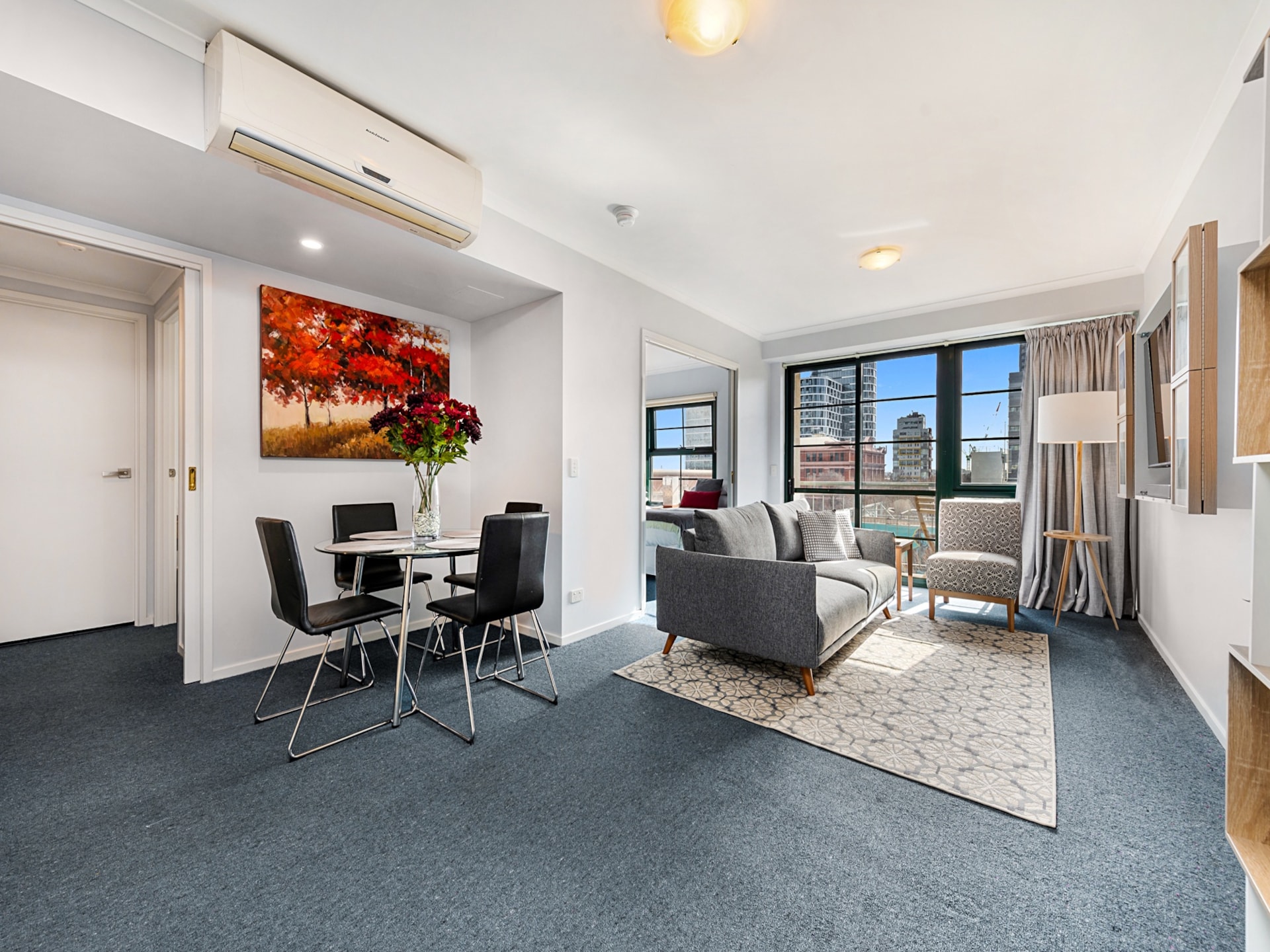 Ruim appartement in Melbourne met balkon en gratis tram naar CBD - foto 3