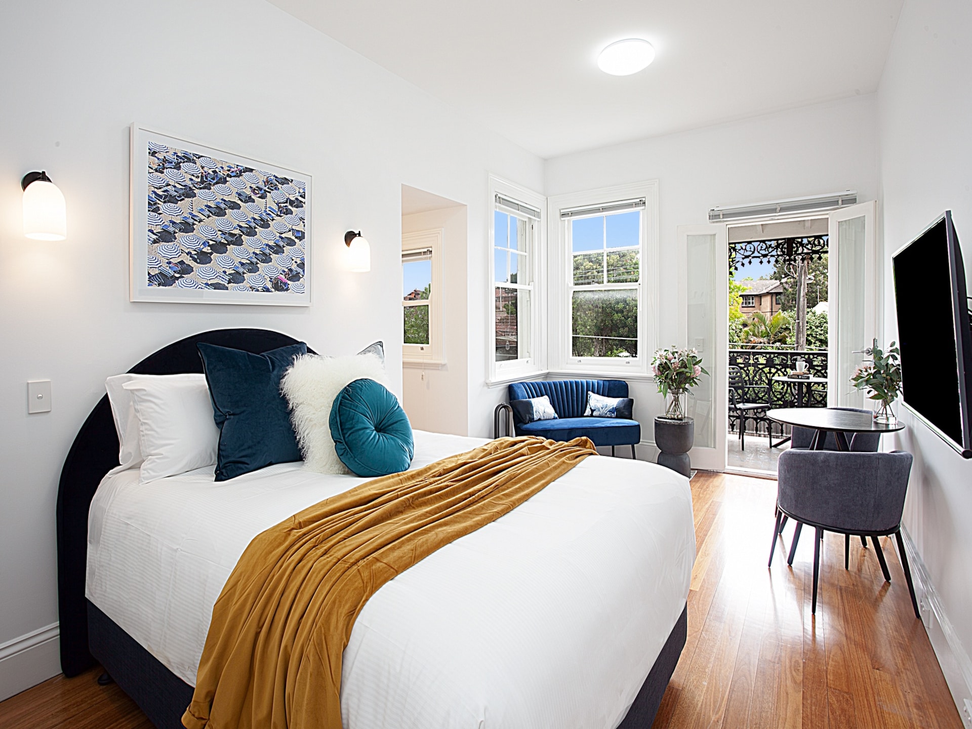 Sfeervolle studio in Edwardiaanse villa met balkon in Sydney's Inner West - foto 1