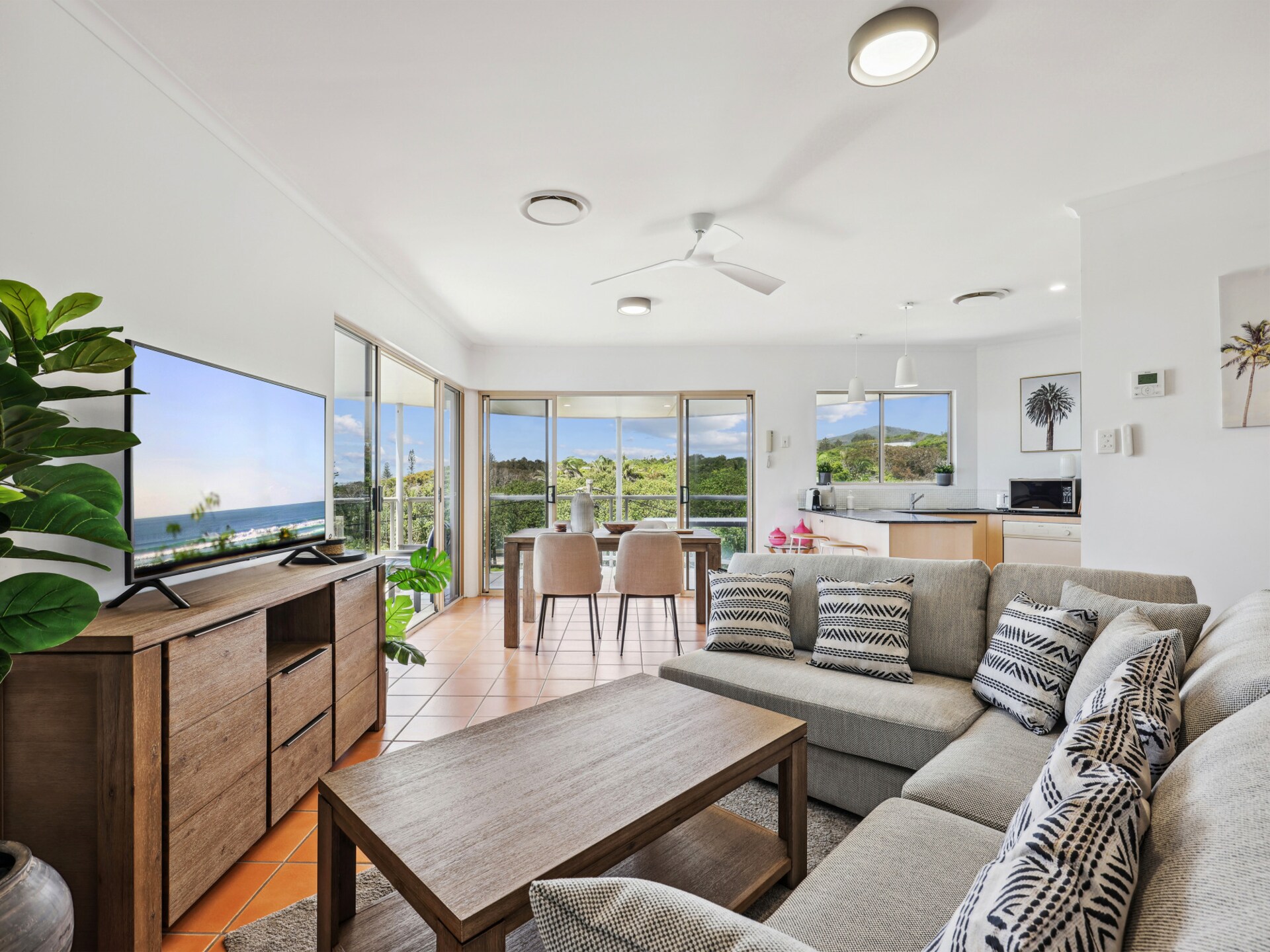 4-persoons appartement aan het strand in Point Arkwright - foto 1