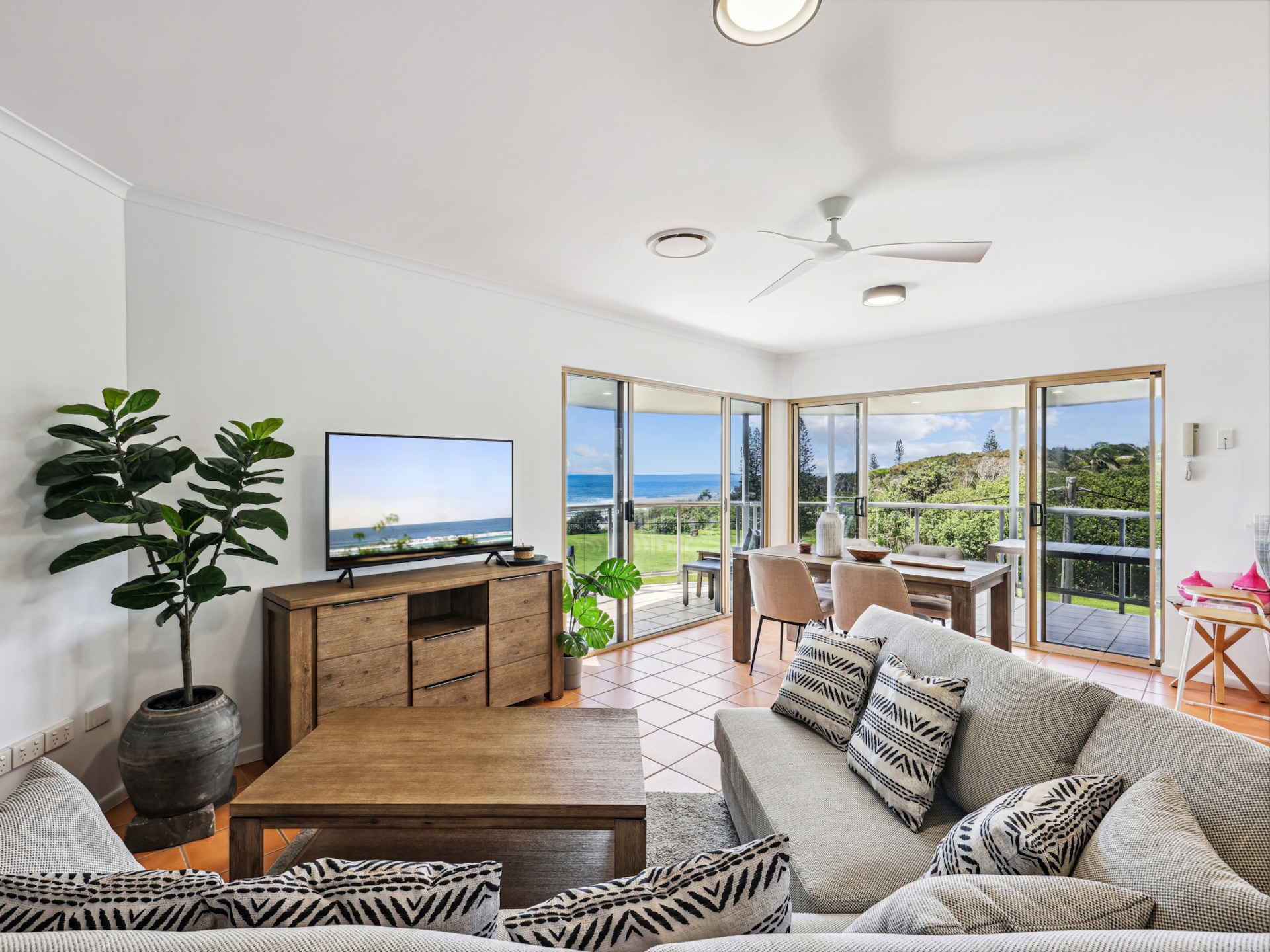 4-persoons appartement aan het strand in Point Arkwright - foto 2