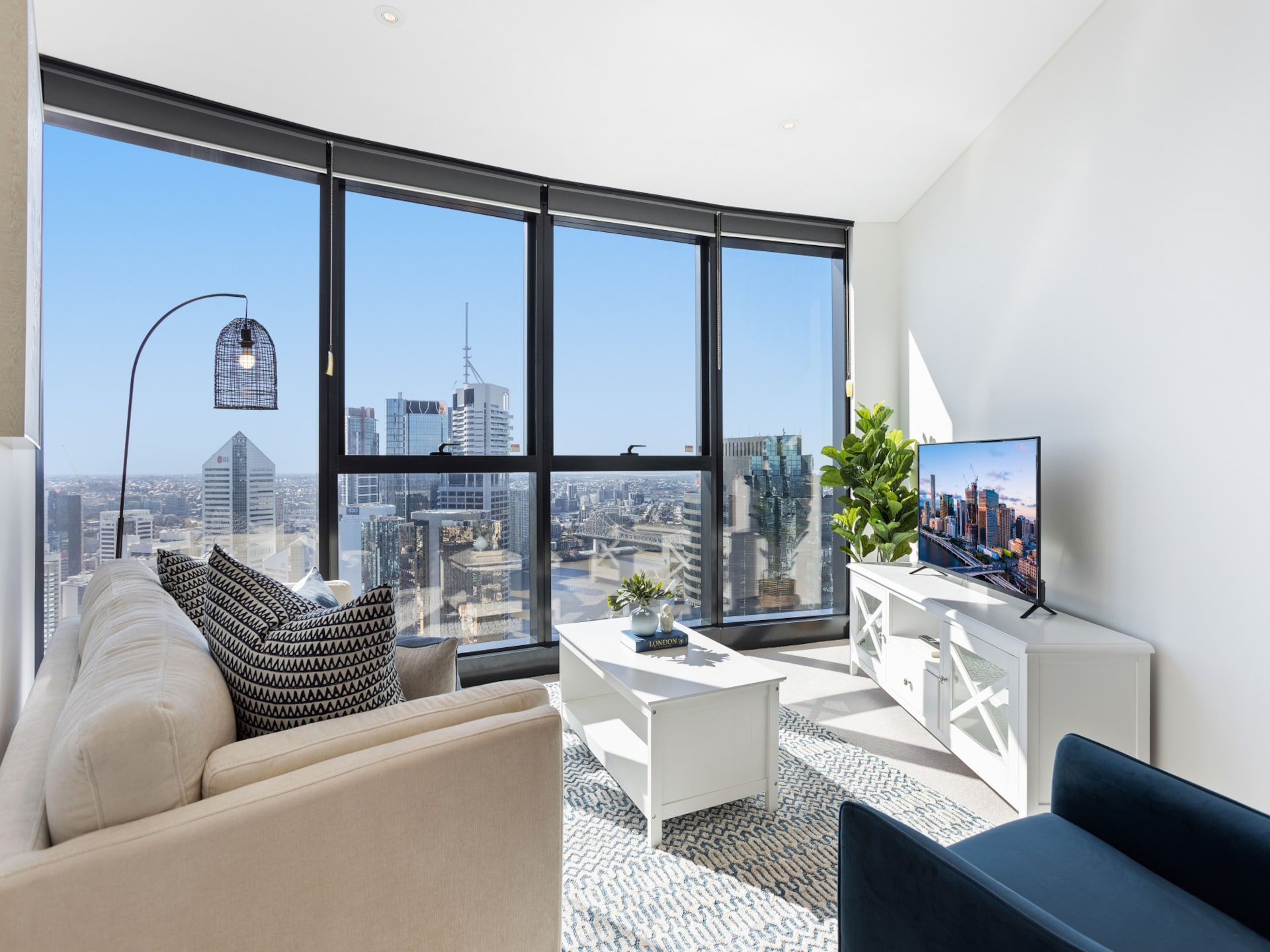 Modern appartement met panoramisch uitzicht in Brisbane City - foto 6