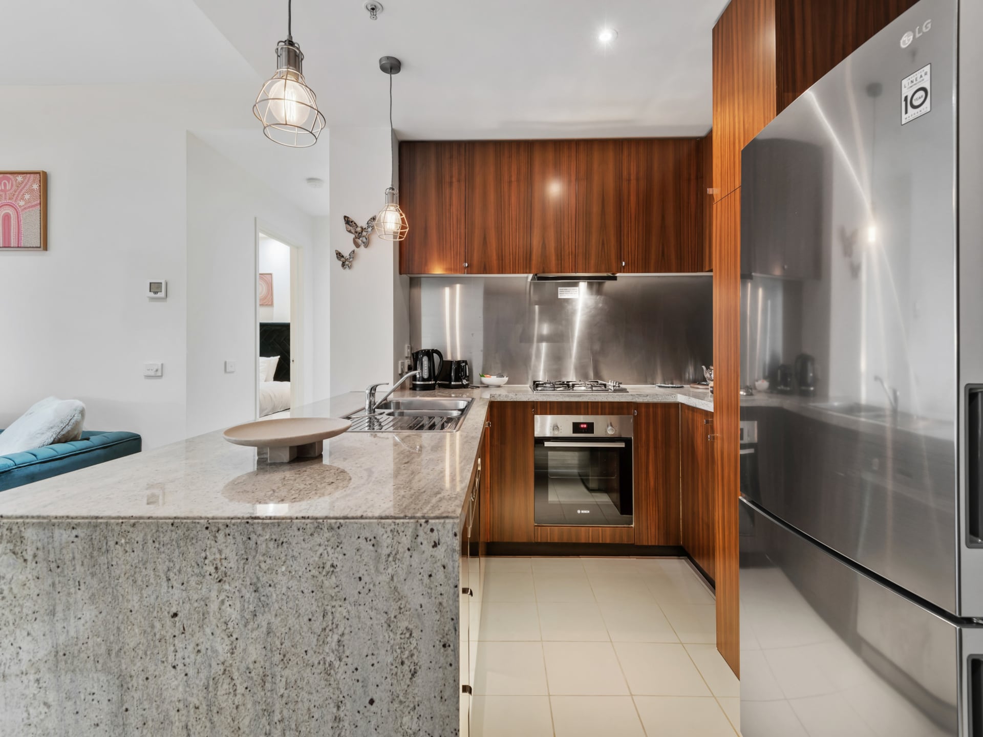 Stijlvol 1-slaapkamerappartement met rivierzicht en zwembad in Southbank - foto 9