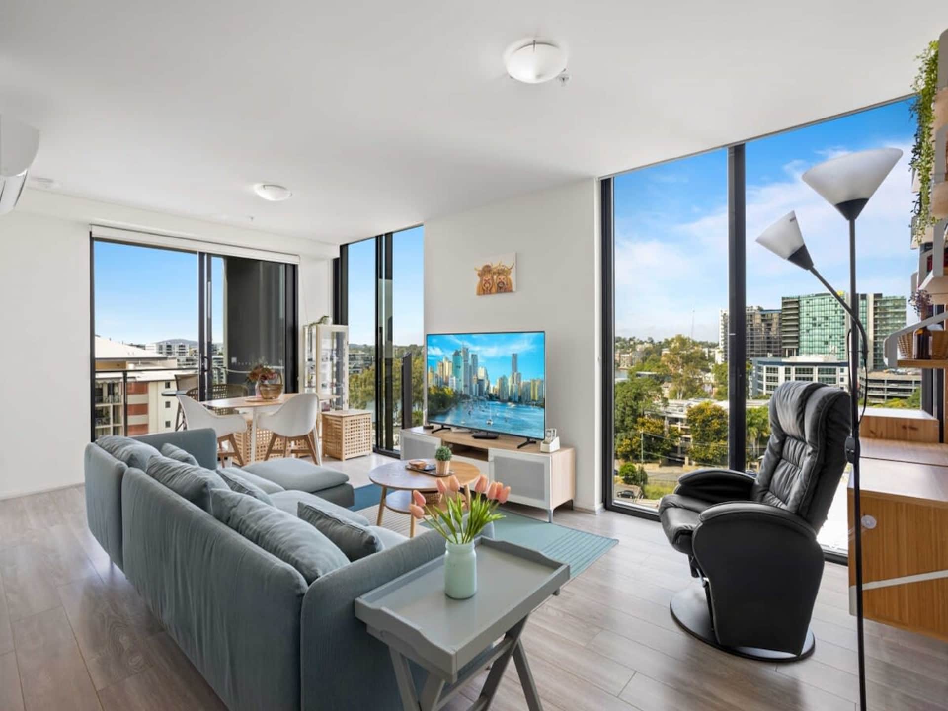 Licht appartement met rivierzicht, zwembad en fitness in Toowong - foto 6