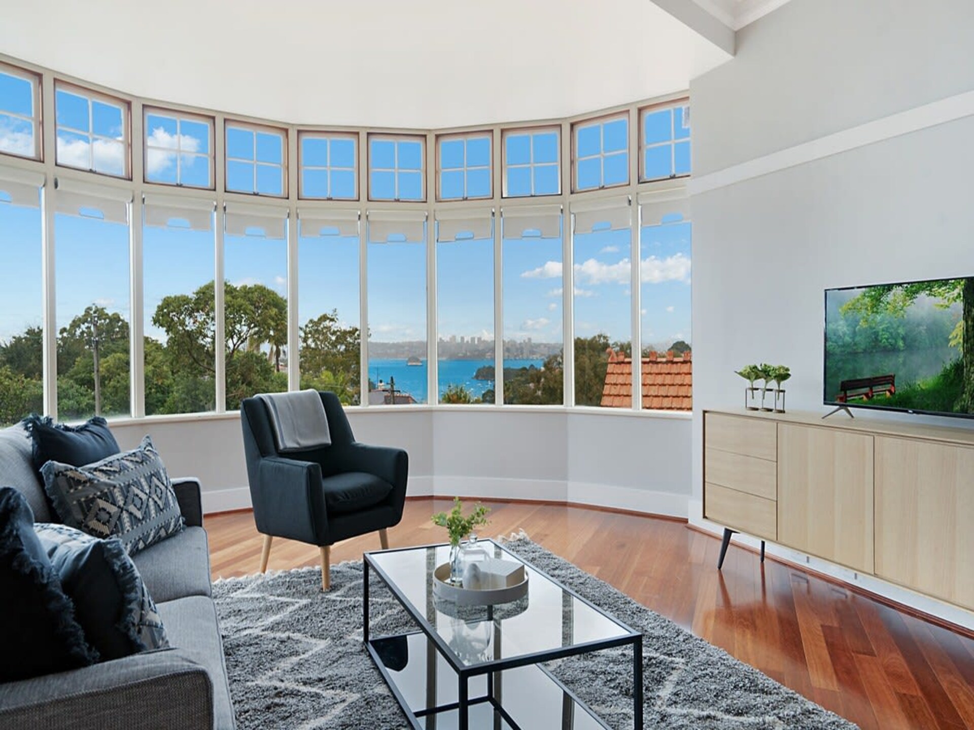 Stijlvol duplex appartement met weids uitzicht op de haven in Cremorne - foto 1