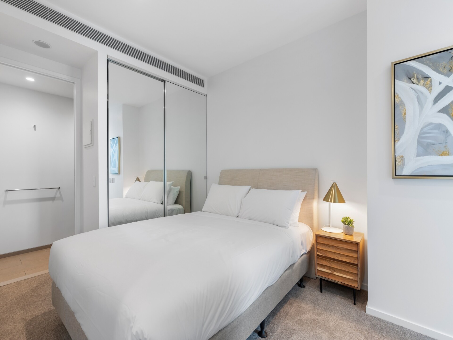 Modern appartement in Southbank met uitzicht op de skyline - foto 9
