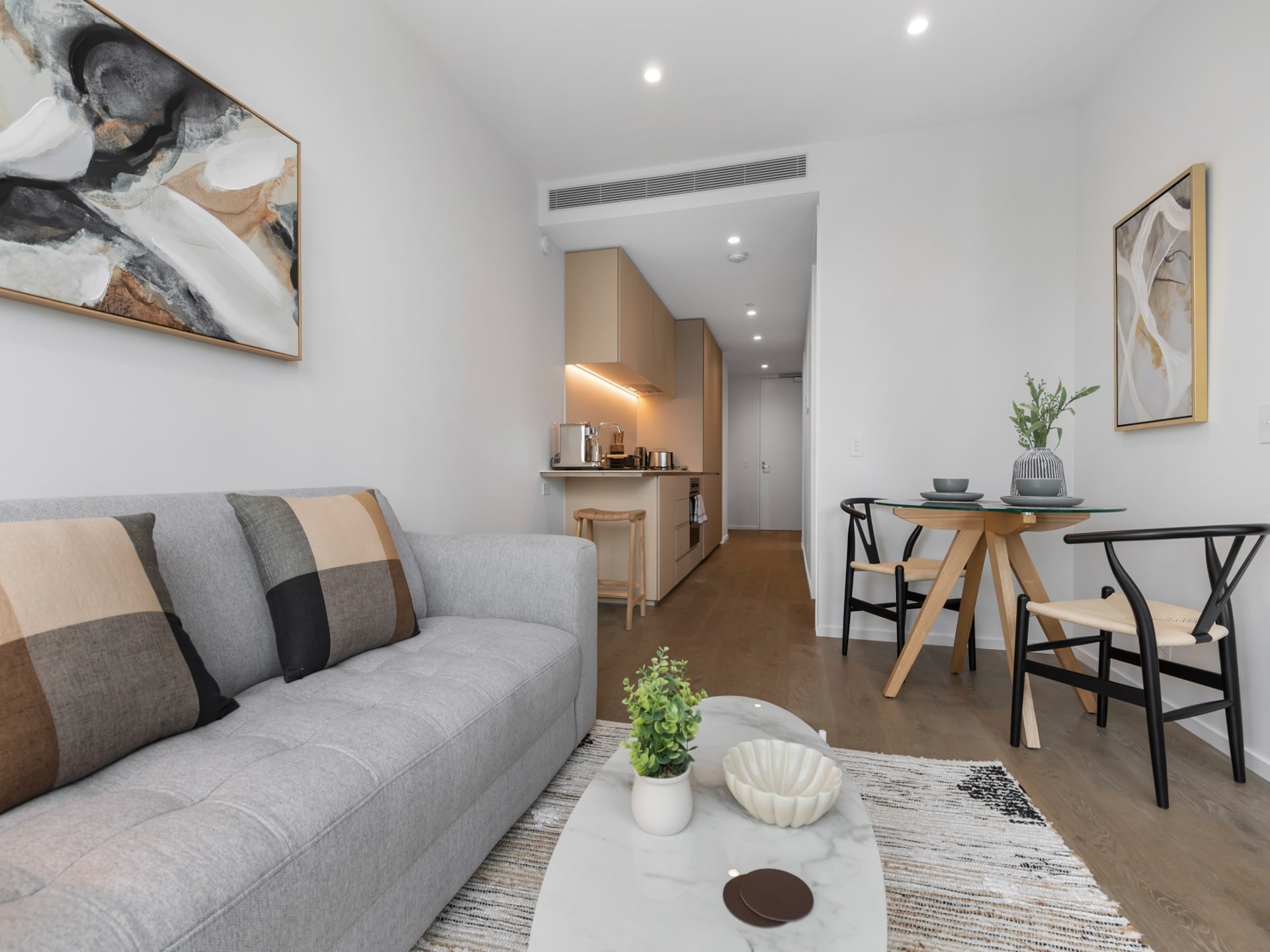 Modern appartement in Southbank met uitzicht op de skyline - foto 2