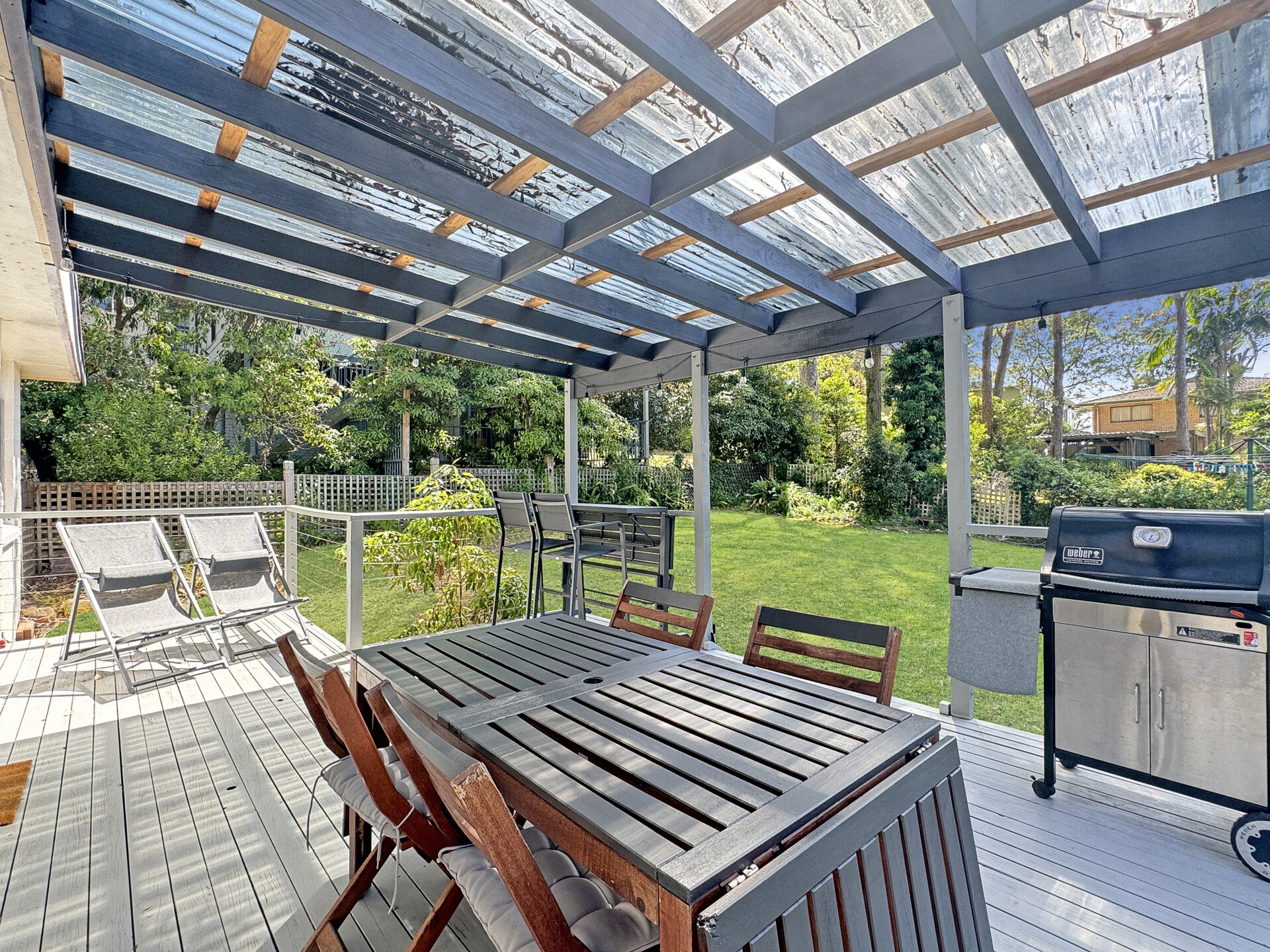 Huisdiervriendelijk appartement in Surf Beach met tuin en BBQ - foto 15
