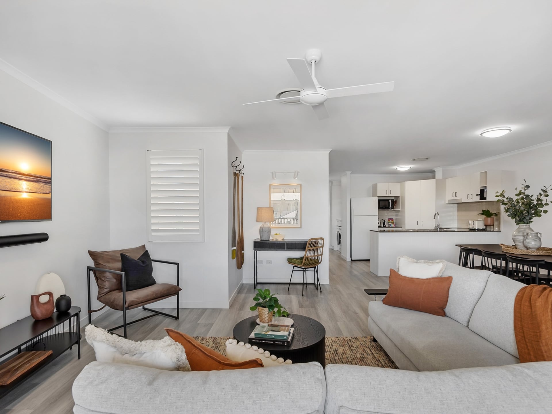 Ruim appartement in Coolum Beach met balkon en BBQ - foto 9
