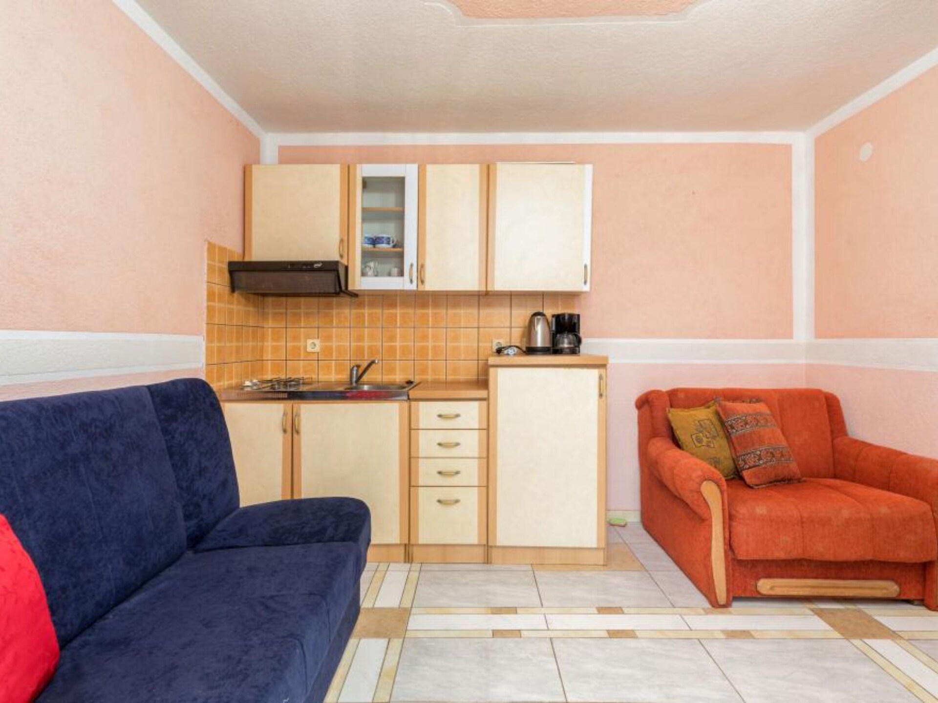 Knus appartement met terras nabij strand en Brijuni in Fažana - foto 3