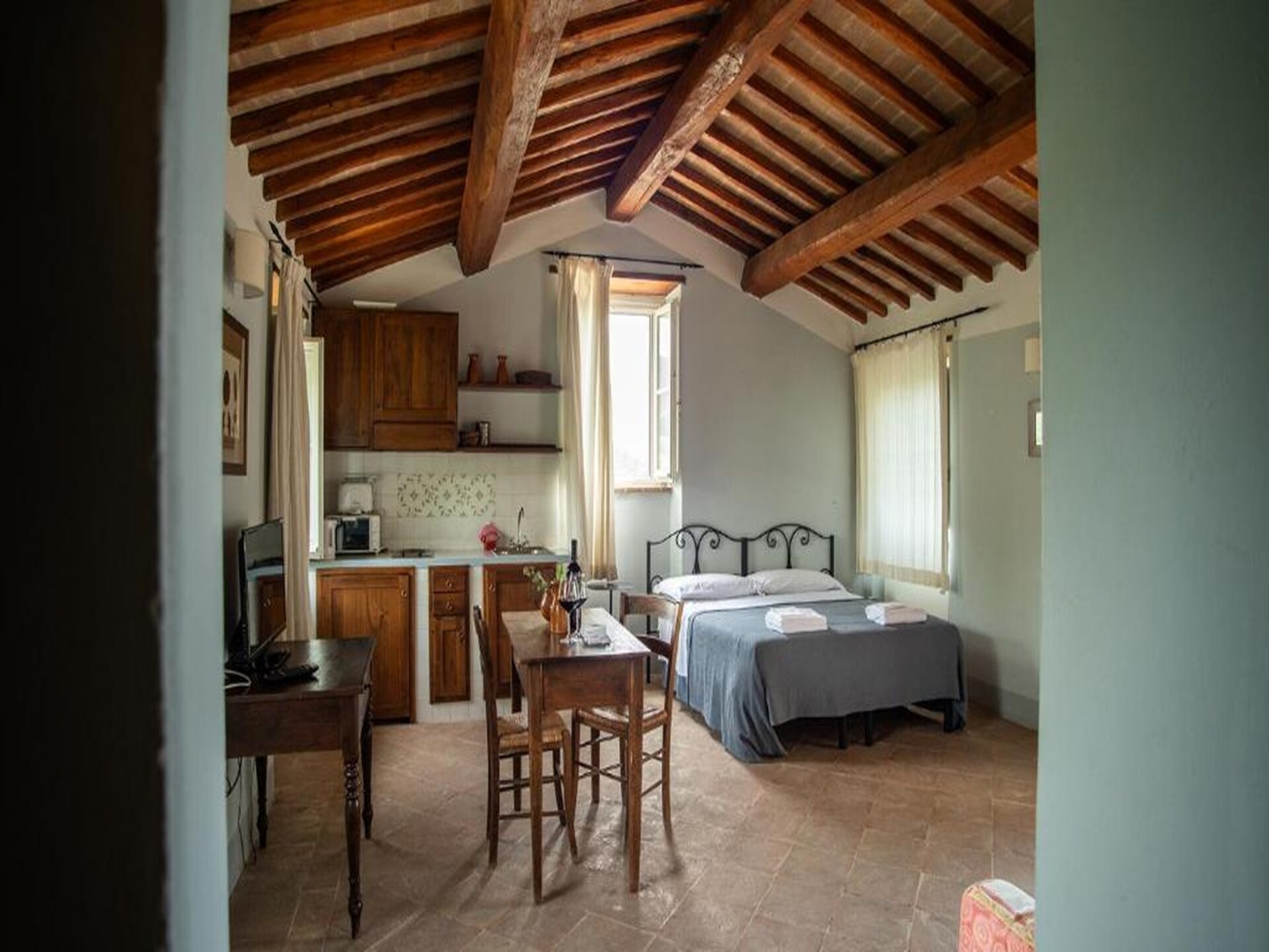 Licht studio-appartement Luna met uitzicht op Assisi - foto 24