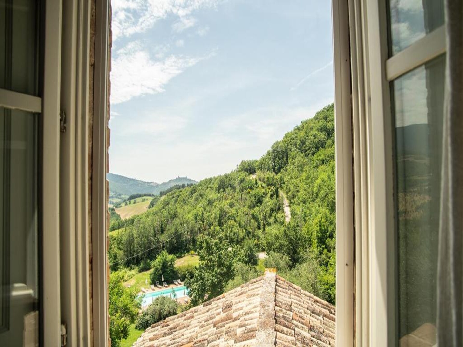 Panoramisch studio-appartement Sole nabij Assisi met zwembad - foto 36