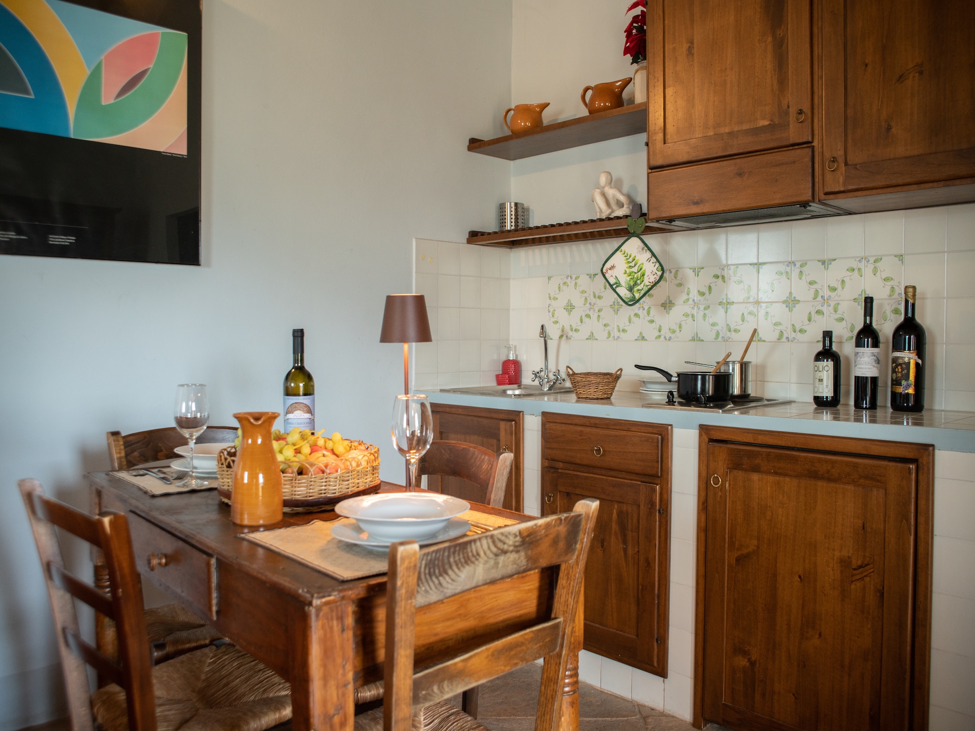 Panoramisch studio-appartement Sole nabij Assisi met zwembad - foto 27