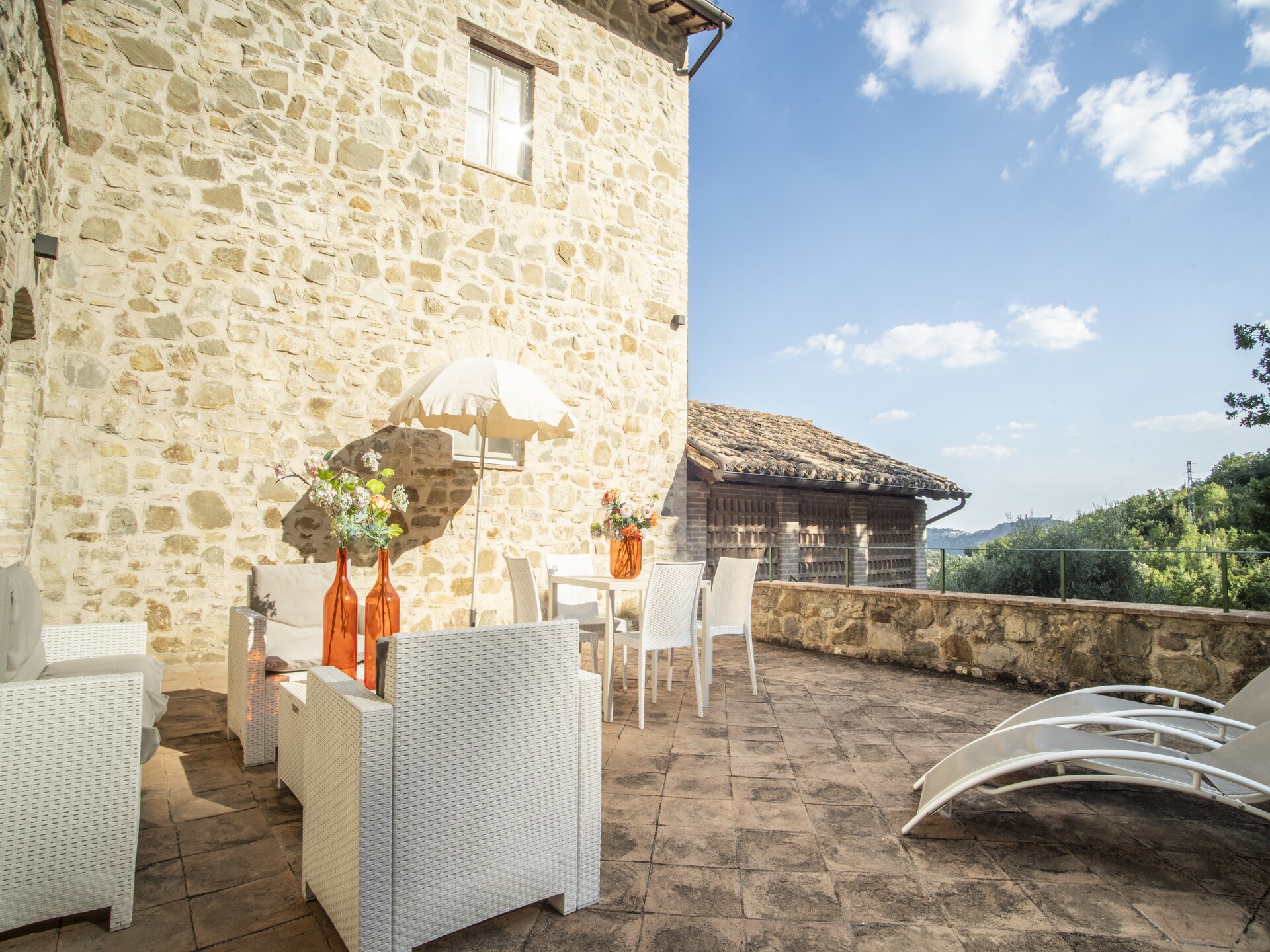 Ruim appartement Fuoco in Assisi met panoramisch terras - foto 31