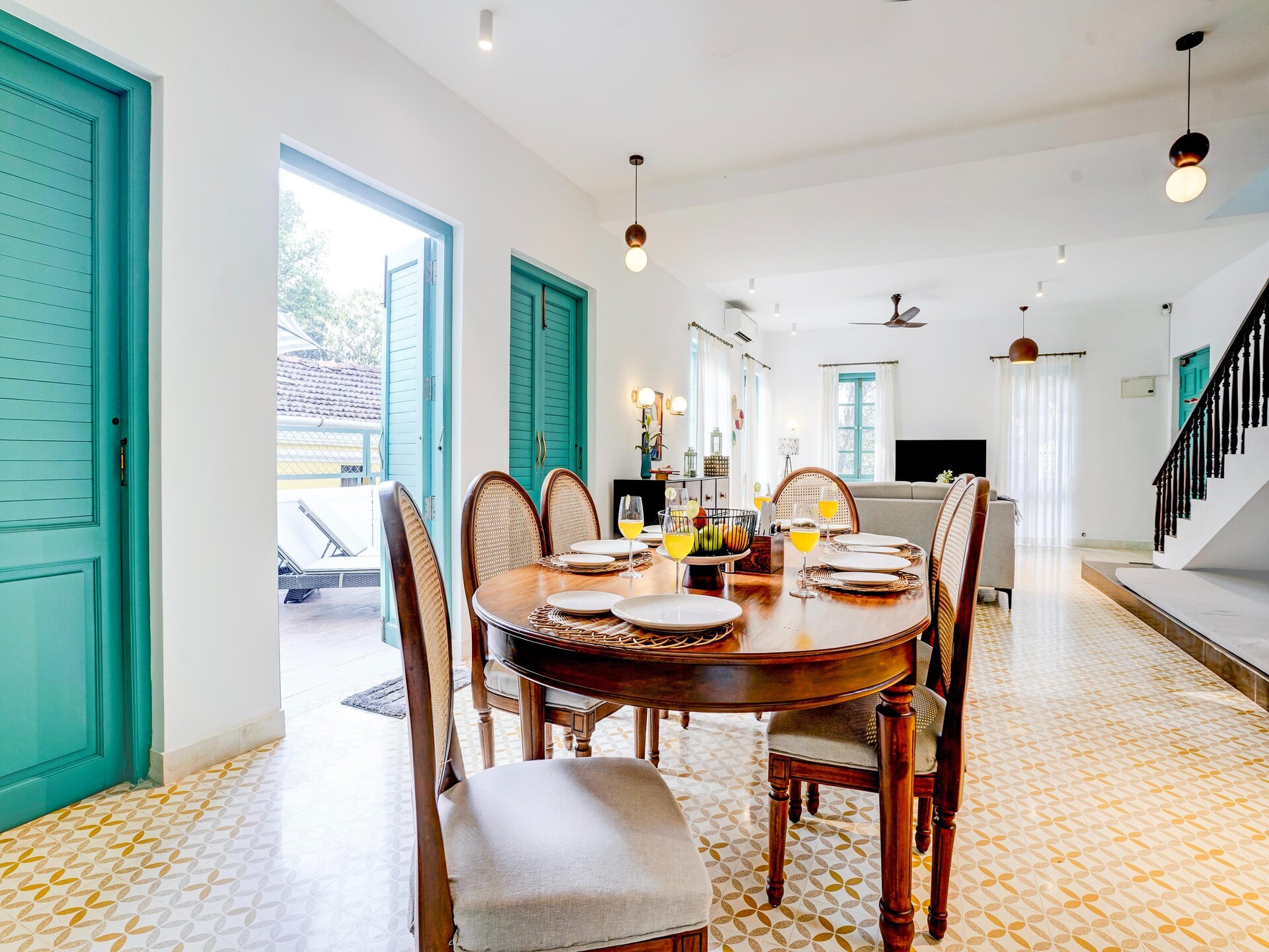 Havana Villa: 3-slaapkamer vakantiehuis met privézwembad in Siolim, Goa - foto 23