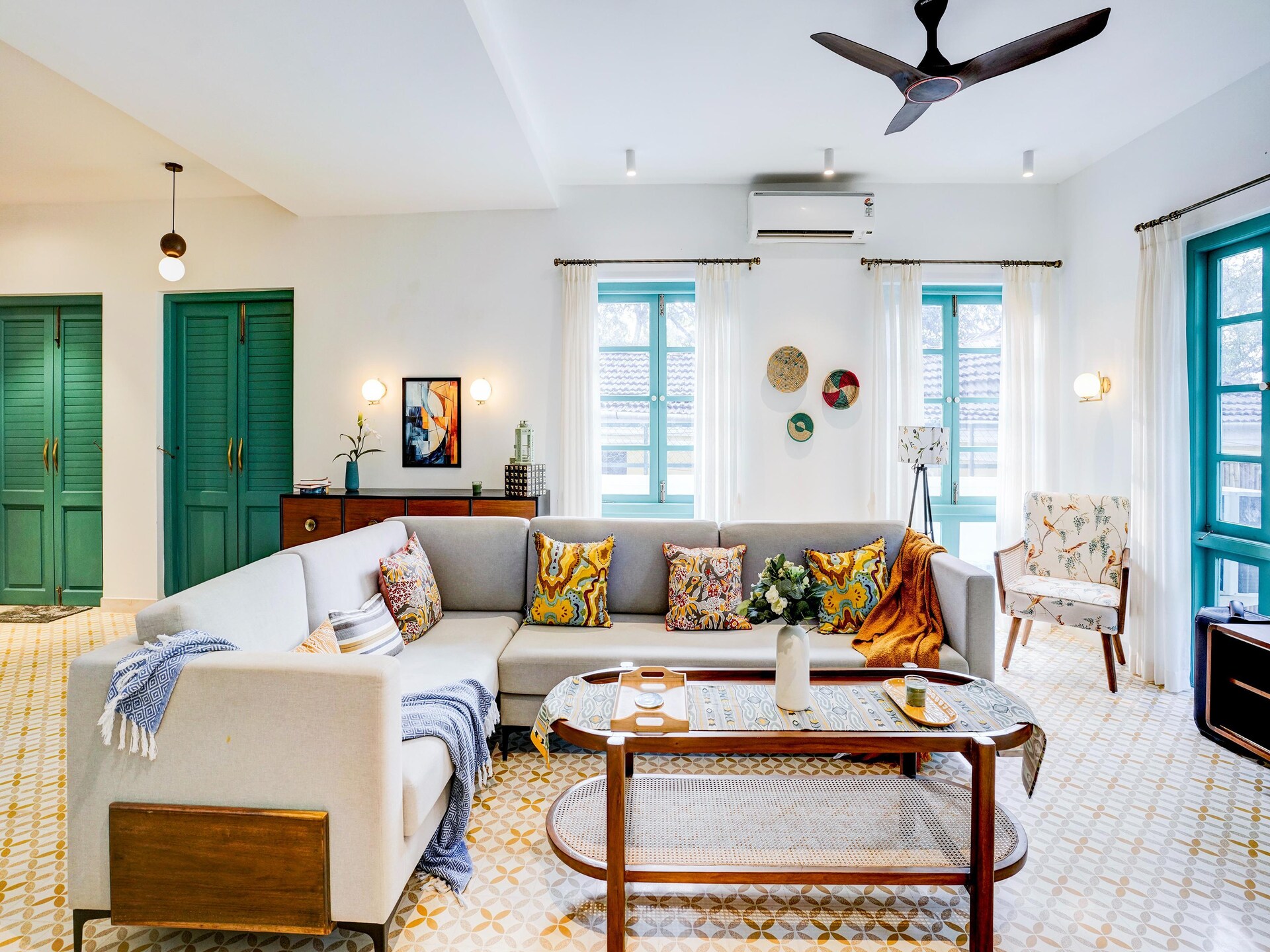 Havana Villa: 3-slaapkamer vakantiehuis met privézwembad in Siolim, Goa - foto 6
