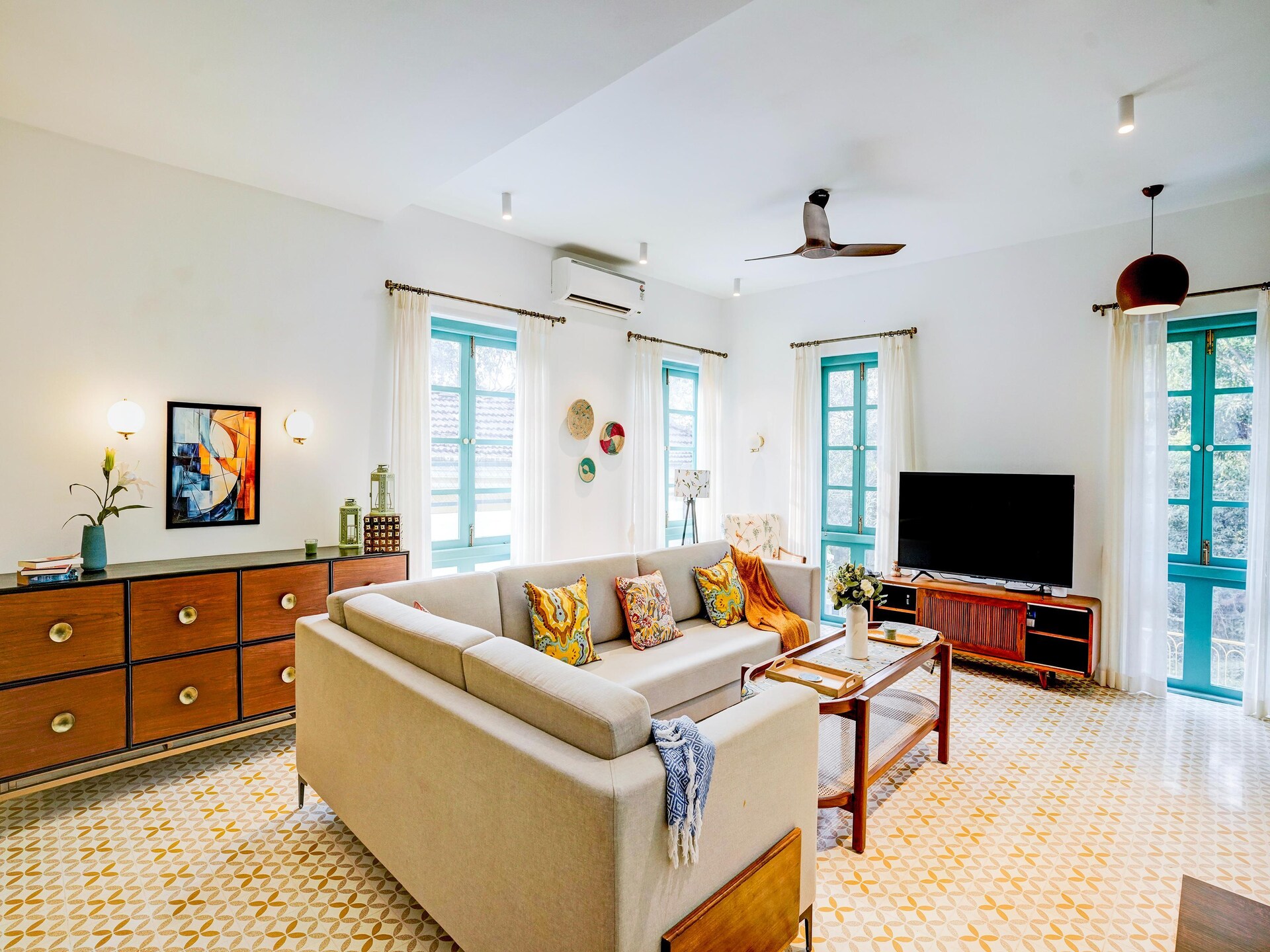 Havana Villa: 3-slaapkamer vakantiehuis met privézwembad in Siolim, Goa - foto 37