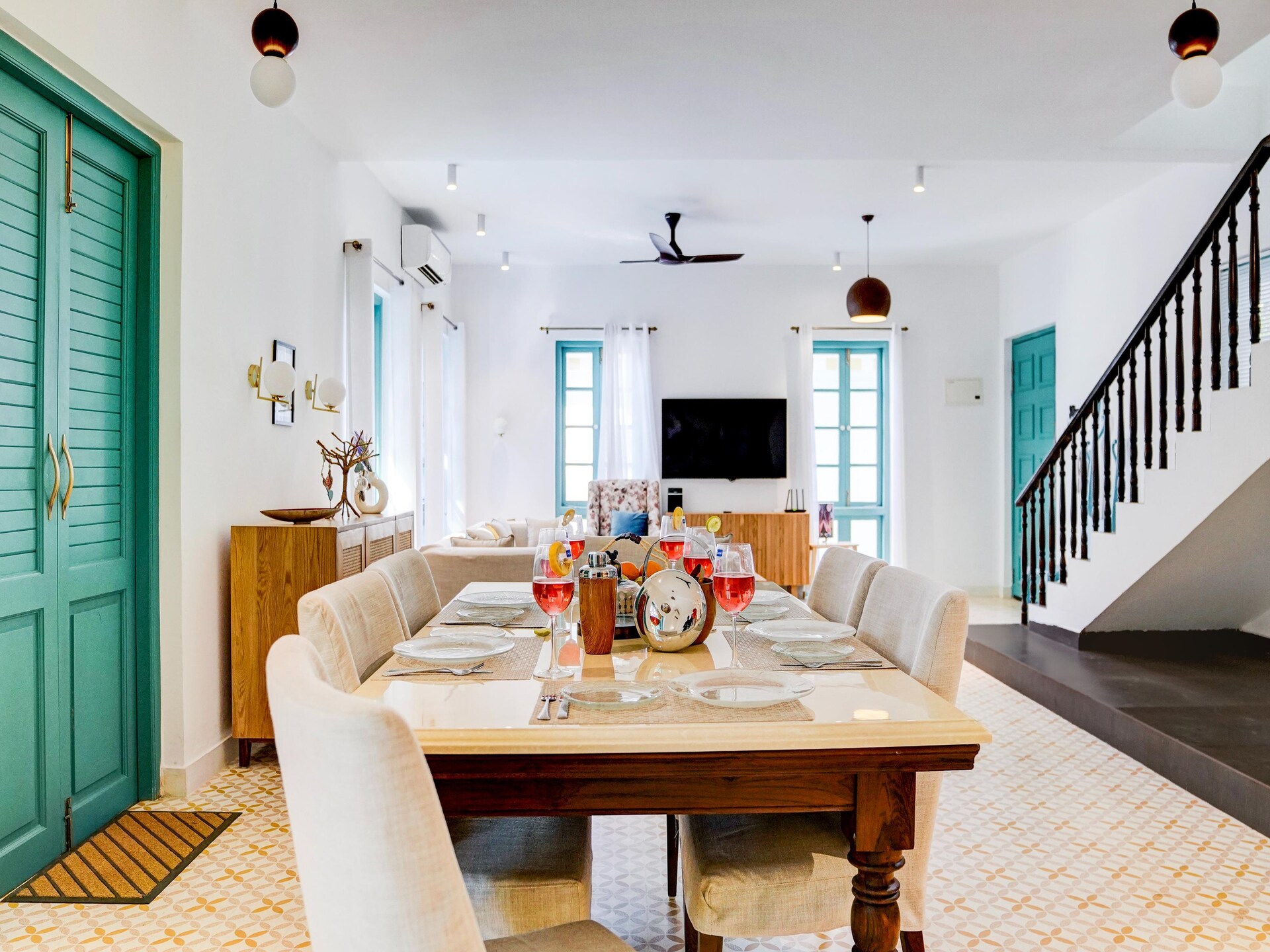 Havana Villa: 3-slaapkamer vakantiehuis met privézwembad in Siolim, Goa - foto 26